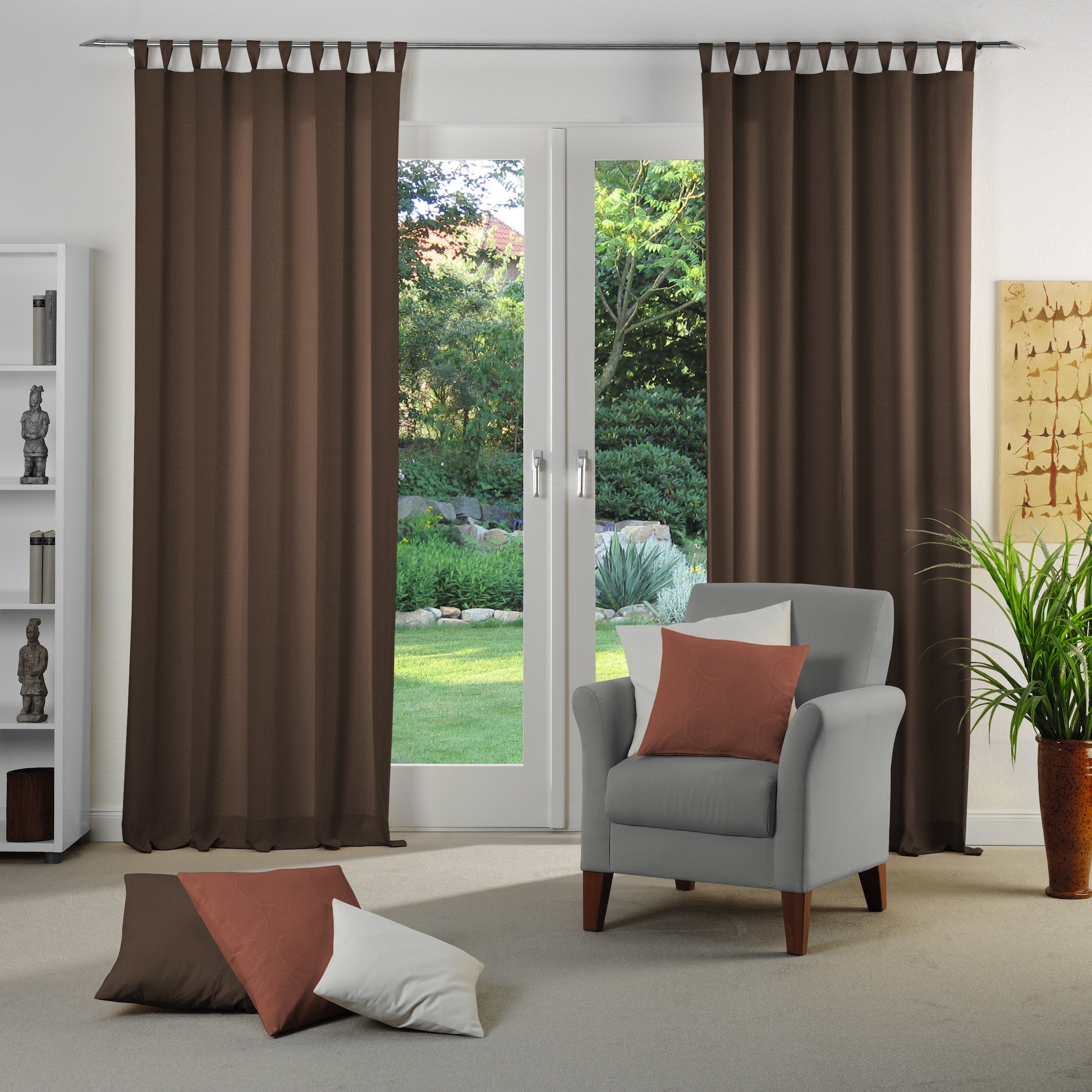 Wirth Vorhang "NEUFAHRN" Schlaufen 1 Stk. tlg. günstig online kaufen