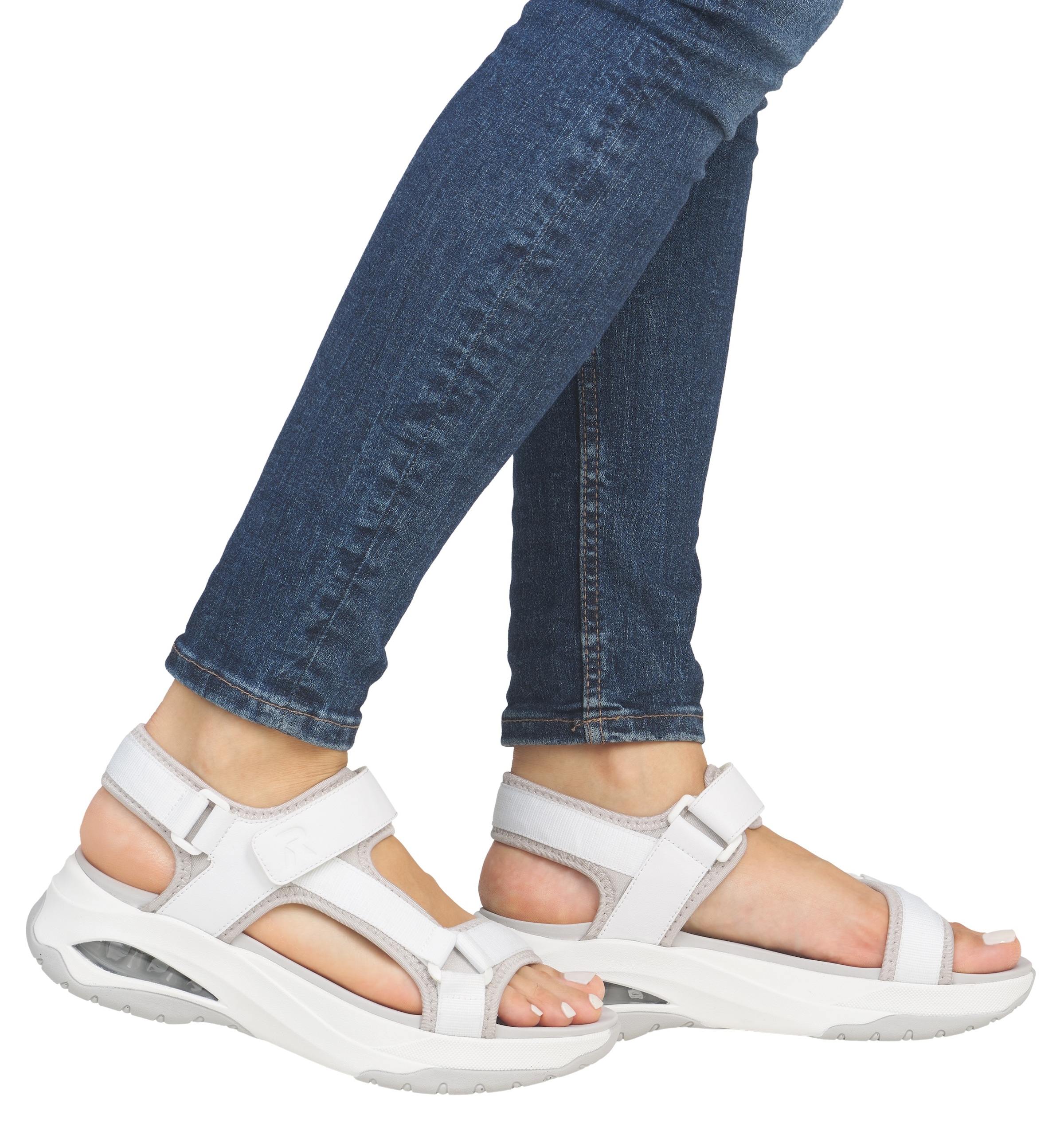 RIEKER Sport Trekkingsandale »Byron Bay vegan«, Outdoorsandale, Sommerschuh, Klettschuh mit RiekerAir Dämpfung