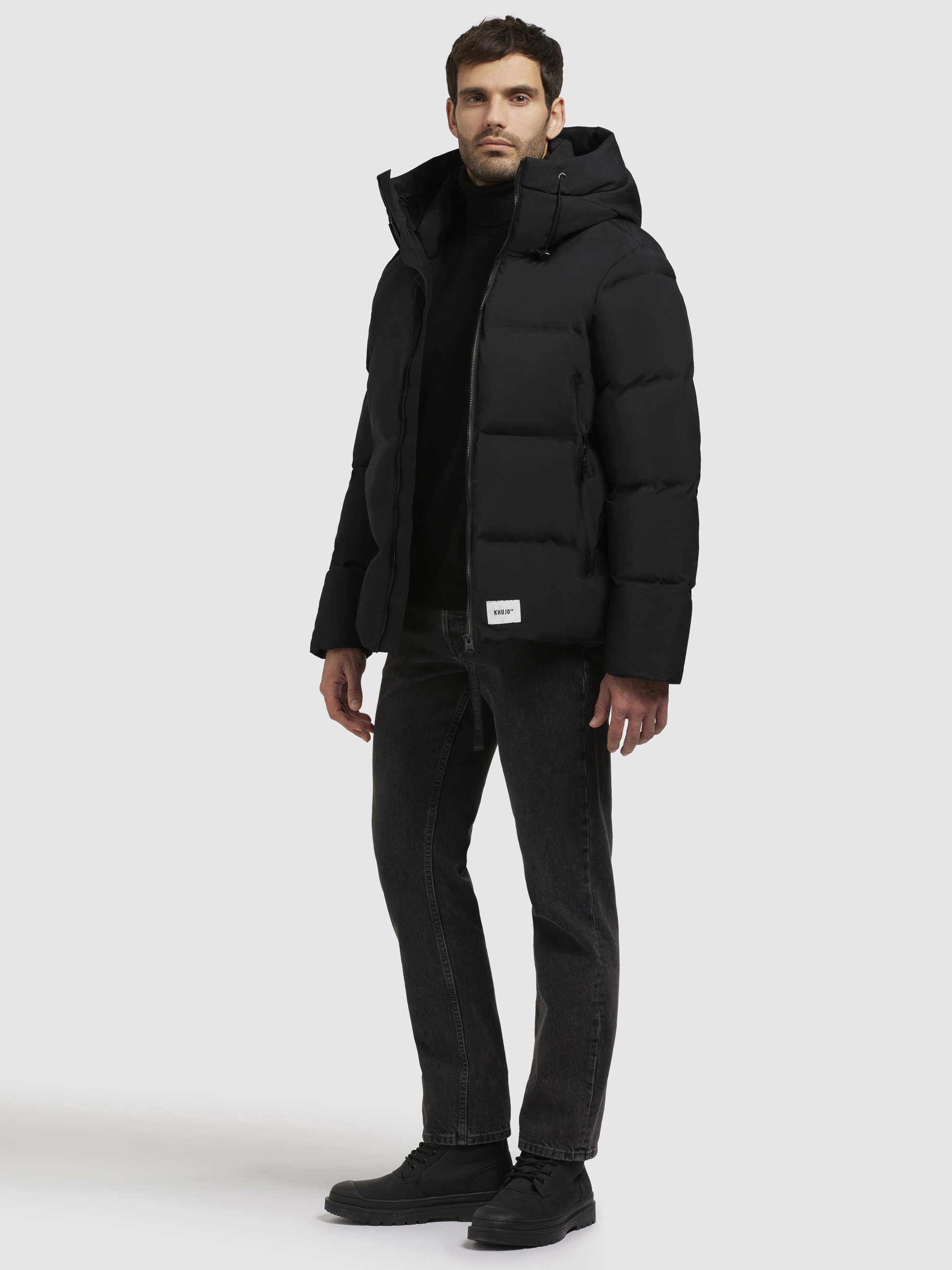 khujo Steppjacke »WESH2«, mit Kapuze