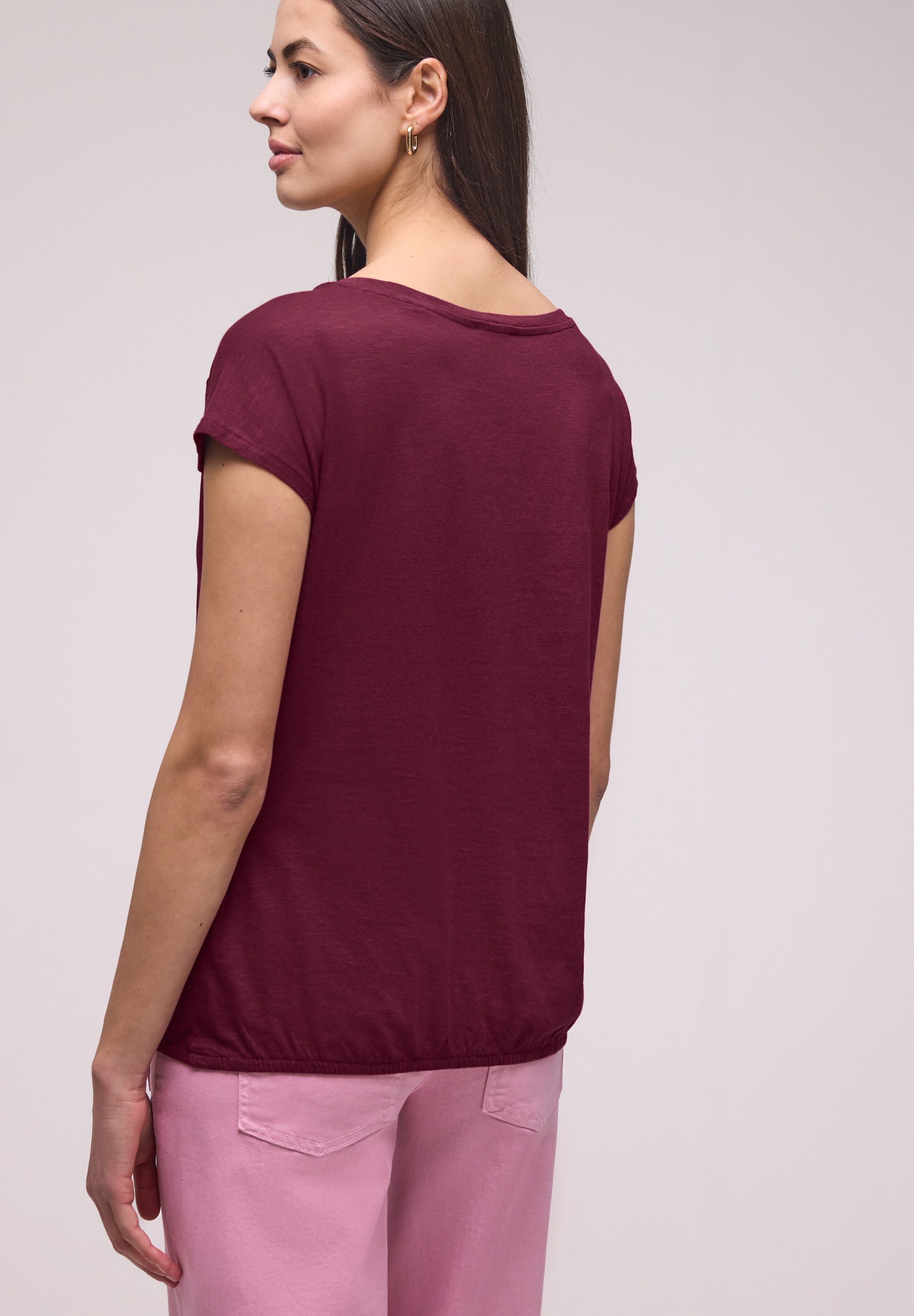 STREET ONE T-Shirt Rundhalsausschnitt günstig online kaufen