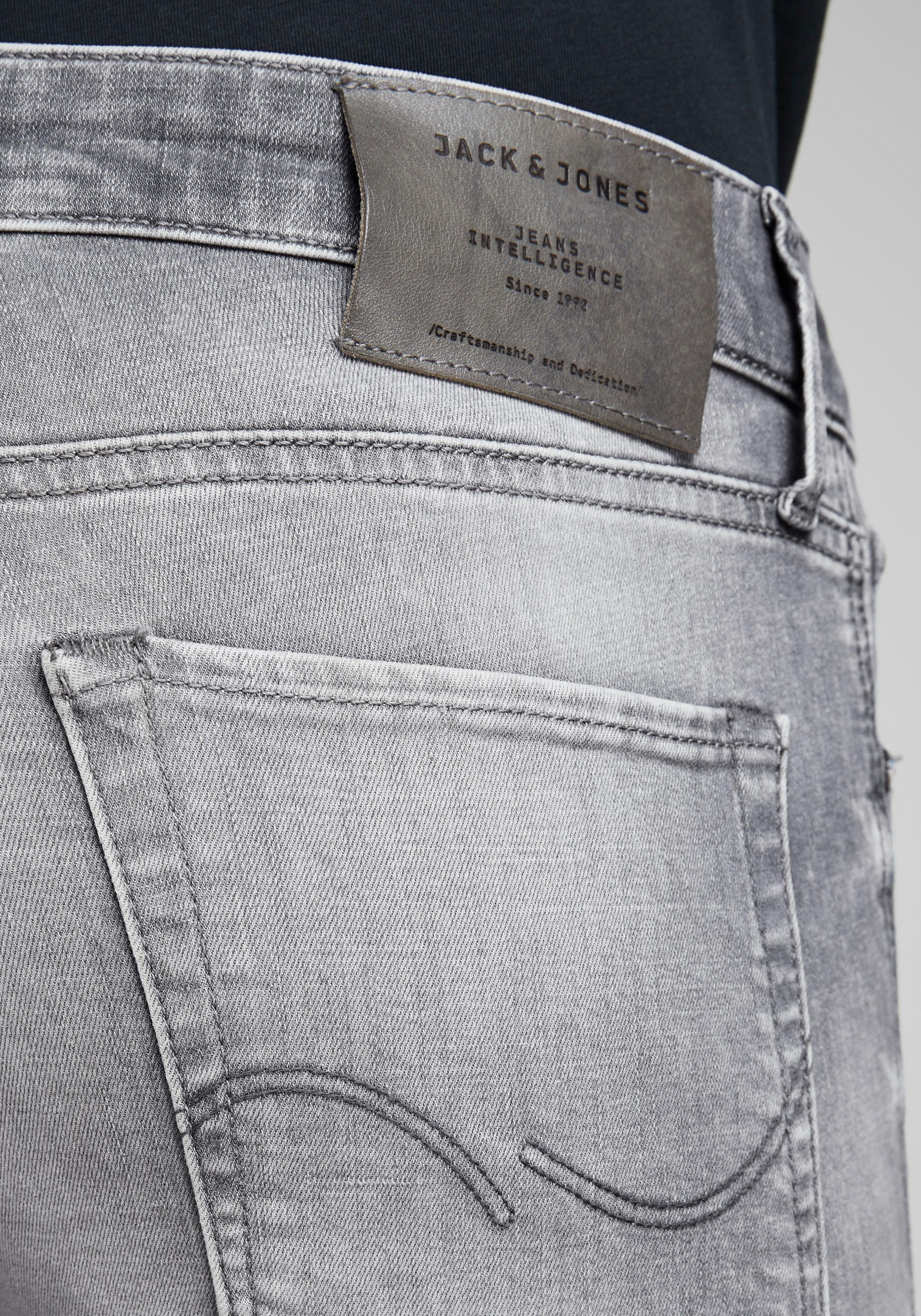 Jack & Jones Herren Jeans JJIGLENN JJICON JJ 257 50SPS - Slim Fit - Grau - günstig online kaufen