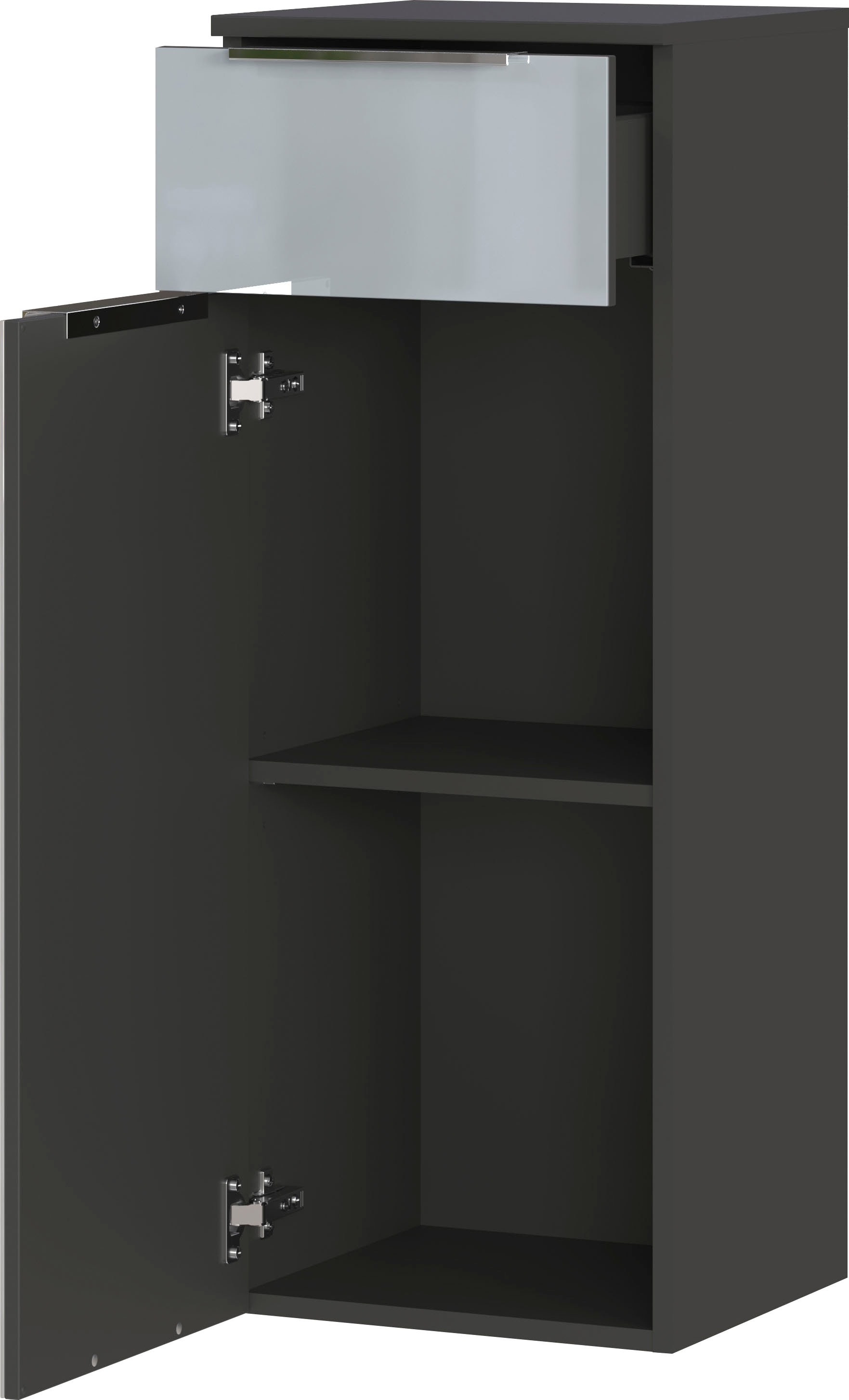 GERMANIA Badmöbel-Set »Oakland«, (4 St.), inkl. WT-Unterschrank, Spiegelschrank, Schrank und Regal