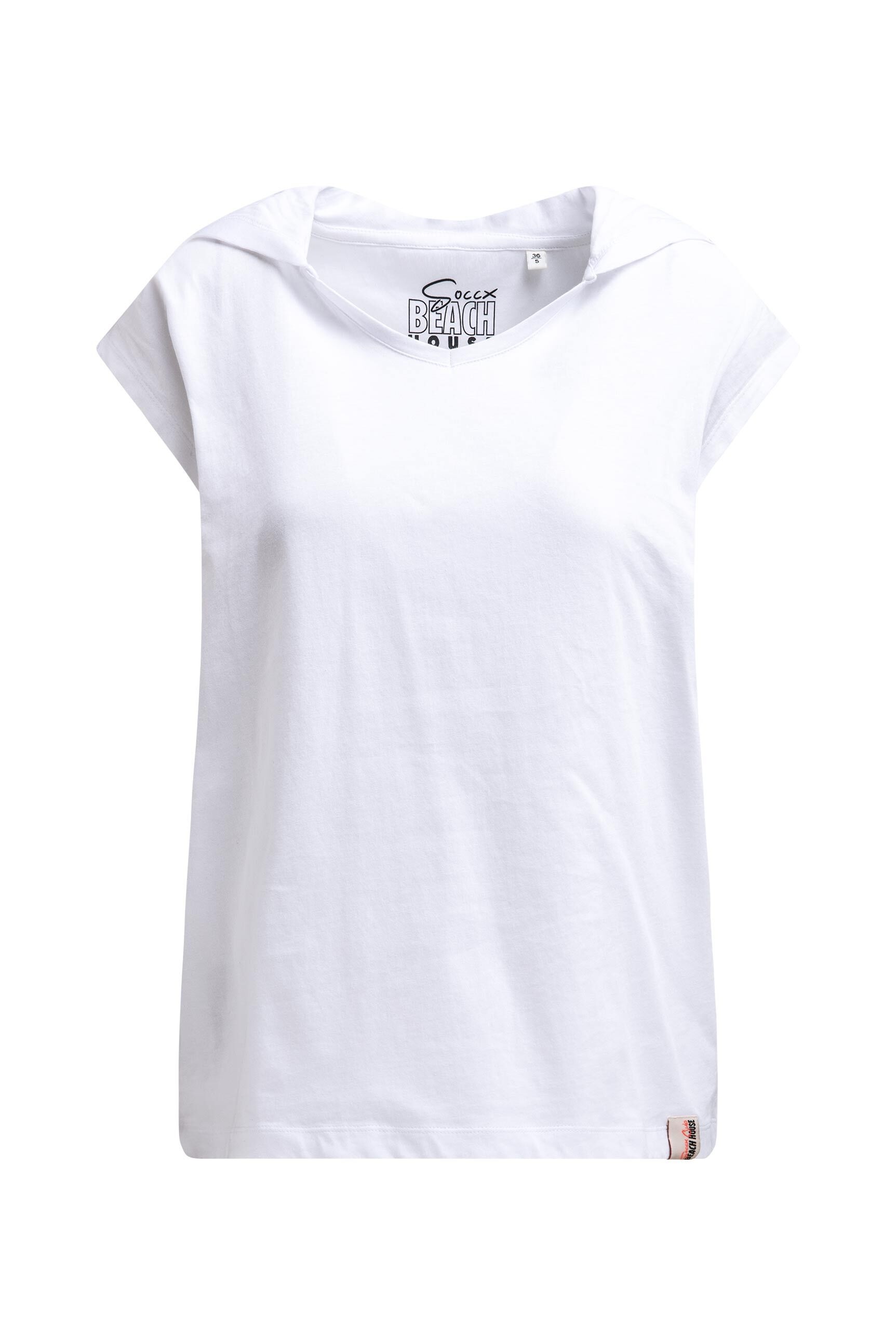 SOCCX Kapuzenshirt mit V-Ausschnitt