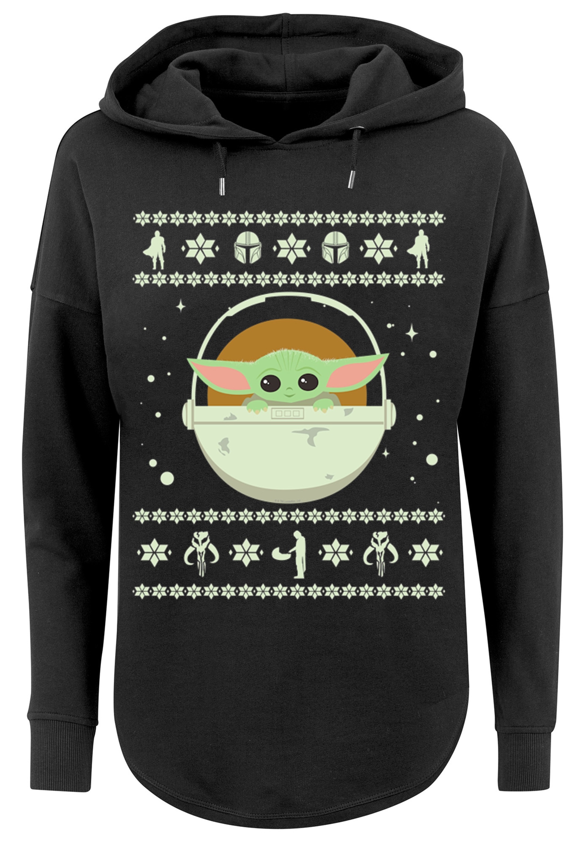 F4NT4STIC Kapuzenpullover Star Wars The Mundalorian Christmas Print günstig online kaufen