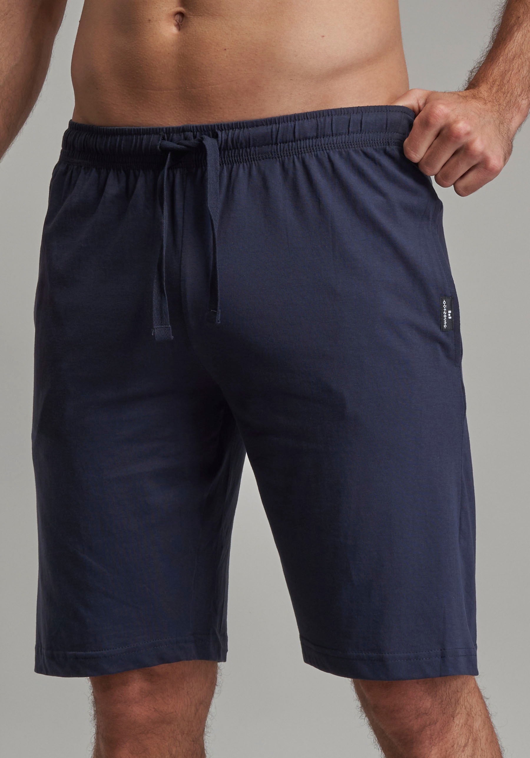 GÖTZBURG Homewearhose »New York«, elastischer Bund mit Kordelzug