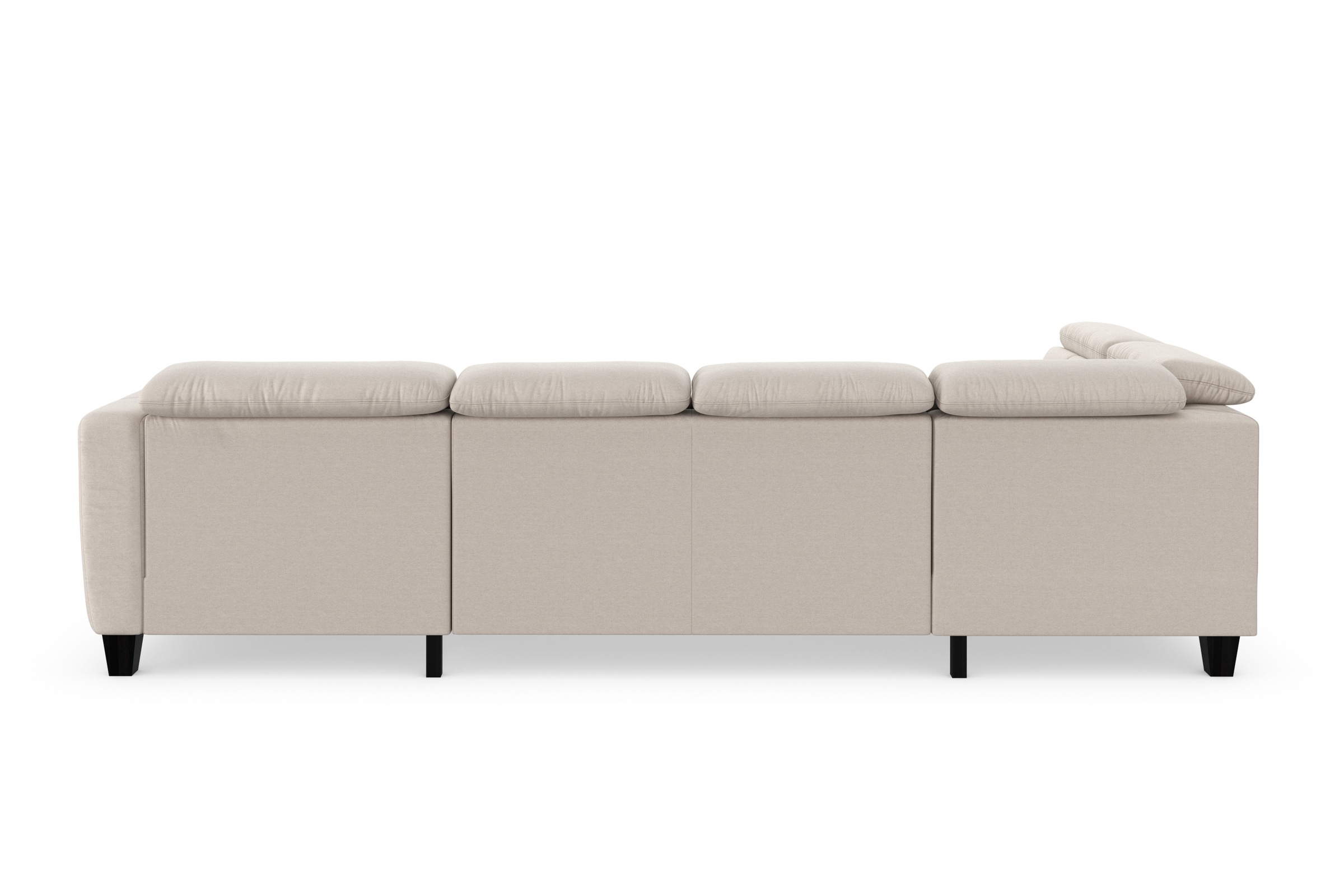 sit&more Wohnlandschaft »Belluci U-Form«, Kopfteilverstellung und Federkern, wahlweise mit Bettfunktion