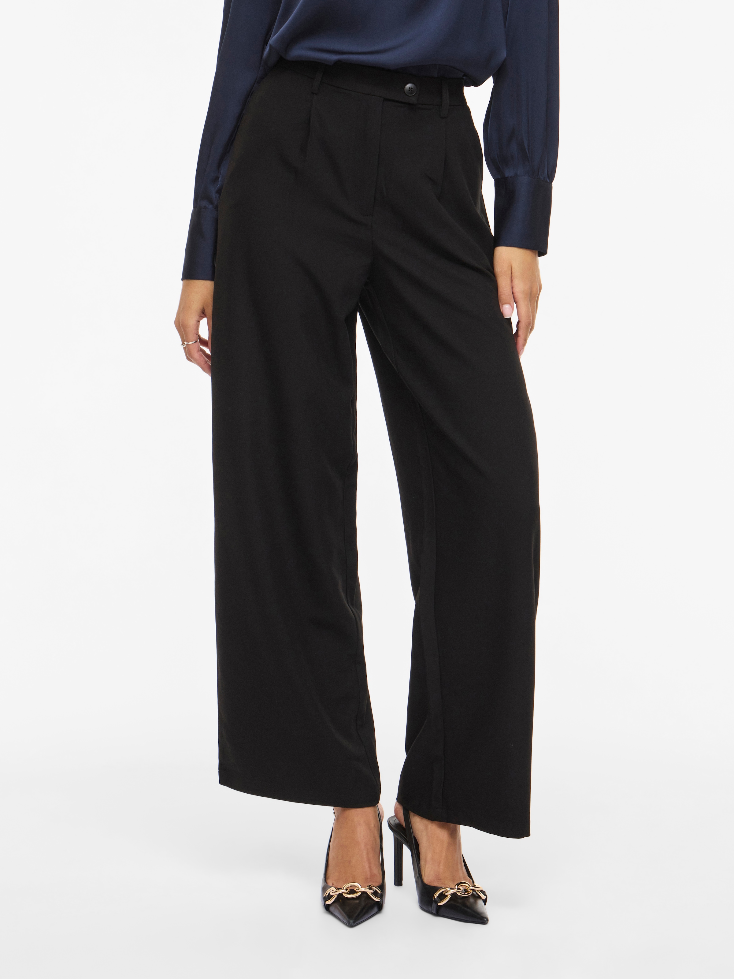 Vila Anzughose "VISIFFE HW WIDE PANTS - NOOS" günstig online kaufen