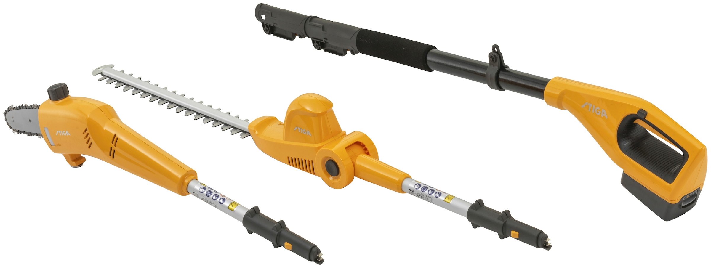 STIGA GARDEN Garten-Multifunktionsgerät »MT 100e«, (Spar-Set), Heckenschere und Kettensäge in einem, mit Akku 20V/4Ah und Ladegerät