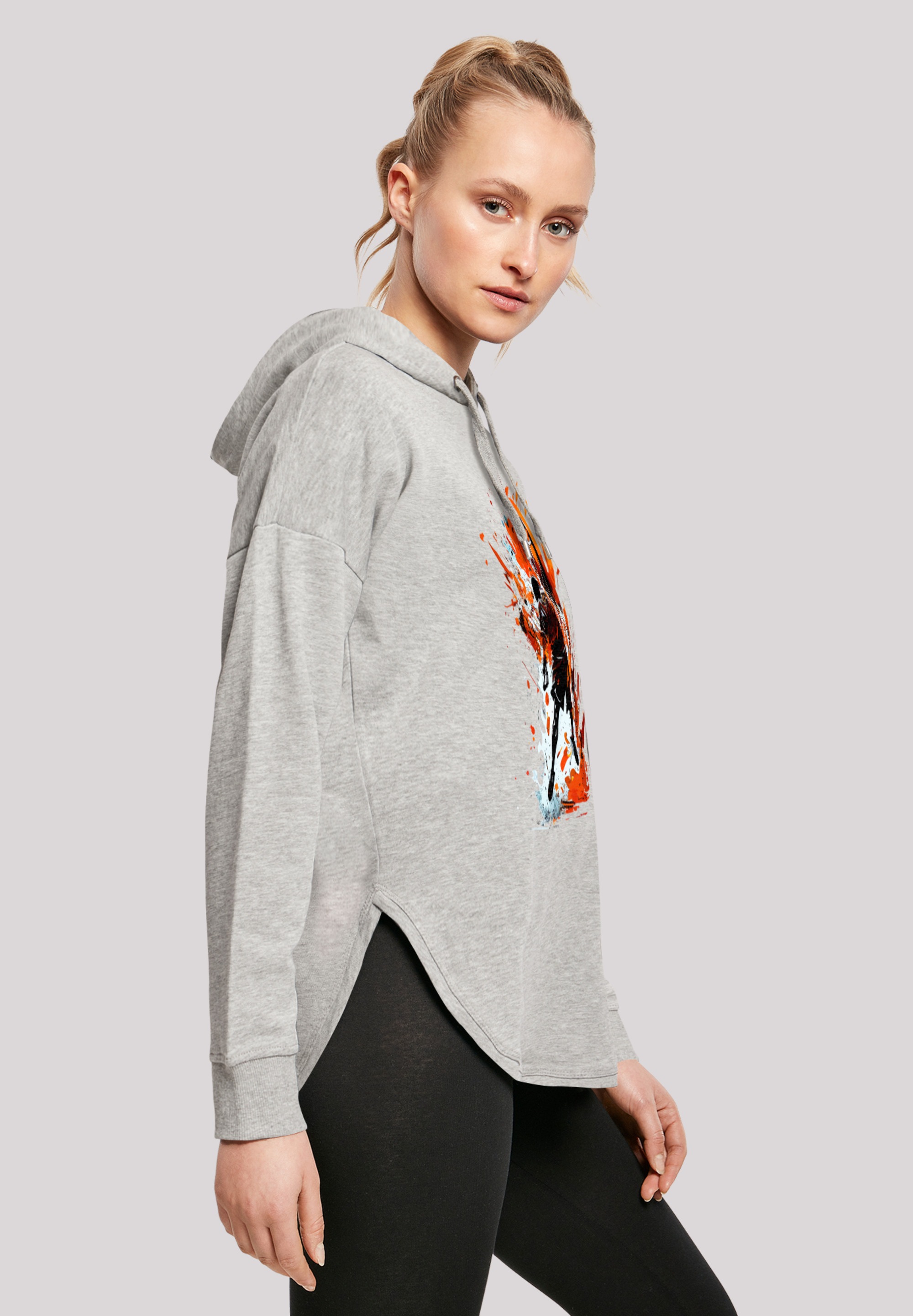 F4NT4STIC Kapuzenpullover »Basketball Splash Sport Oversize Hoodie« Print