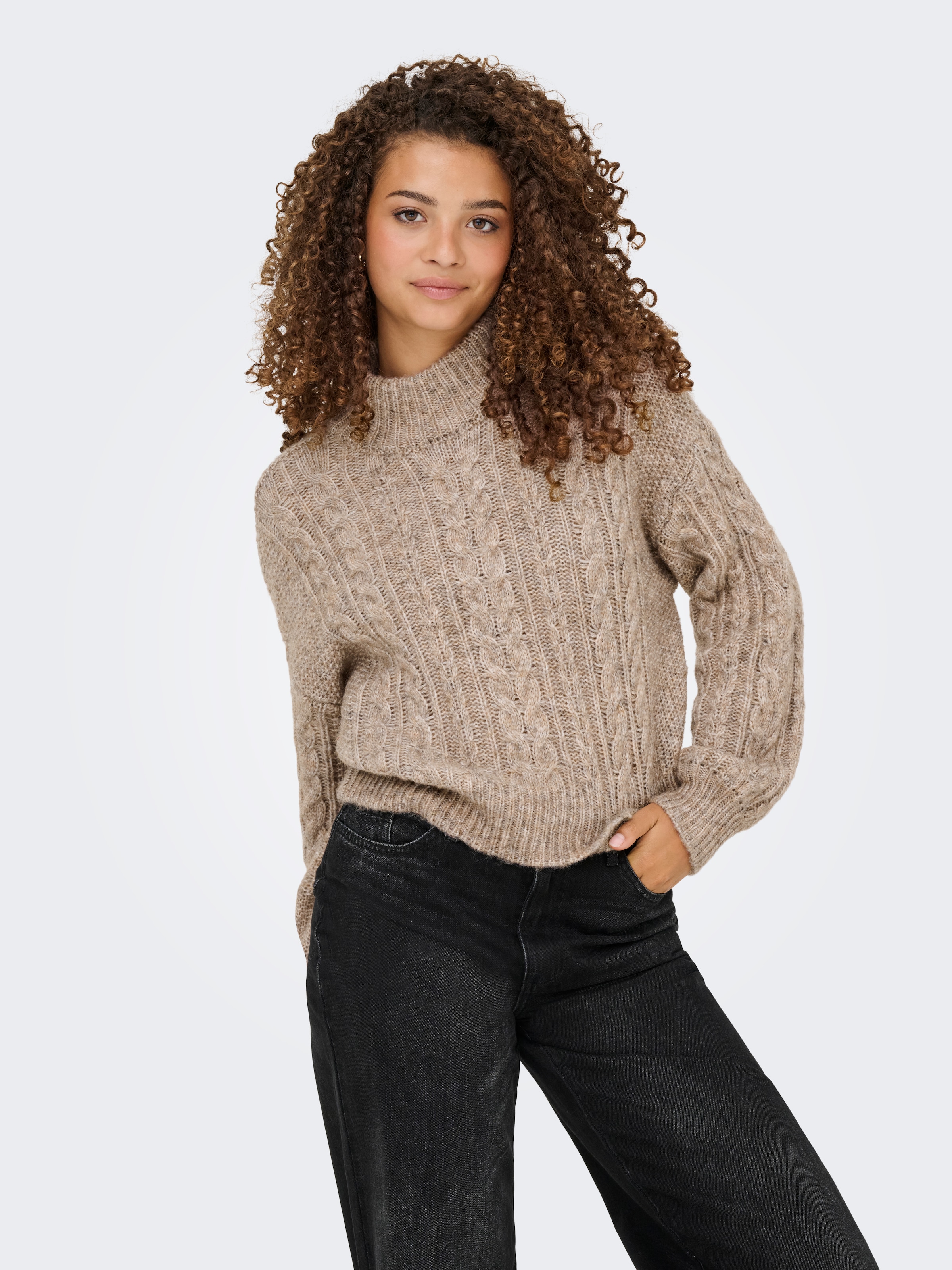 ONLY Stehkragenpullover "ONLIDA LIFE LS HIGH NECK KNT" günstig online kaufen