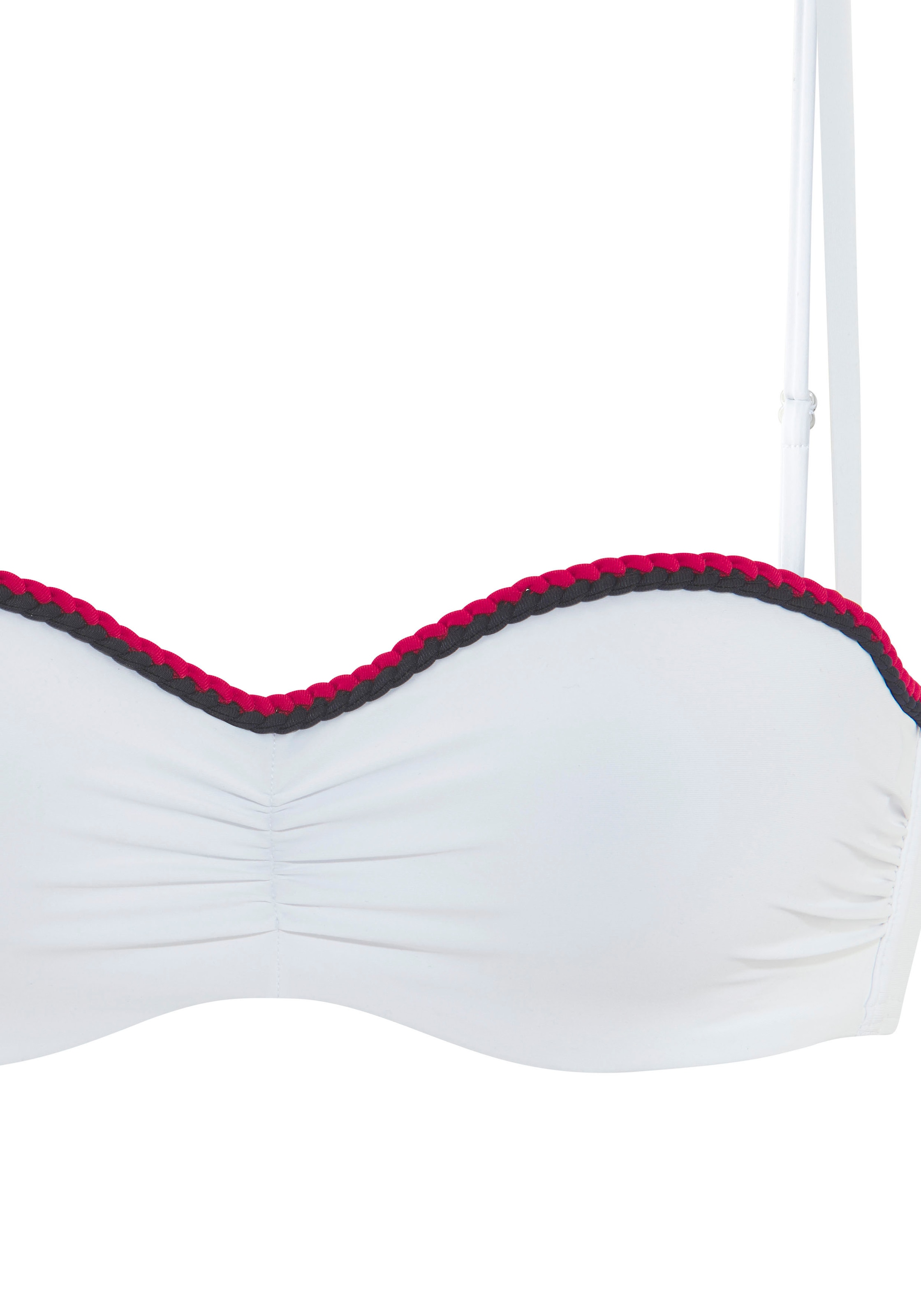 s.Oliver Bügel-Bandeau-Bikini-Top »Junis«, mit geflochtenen Details