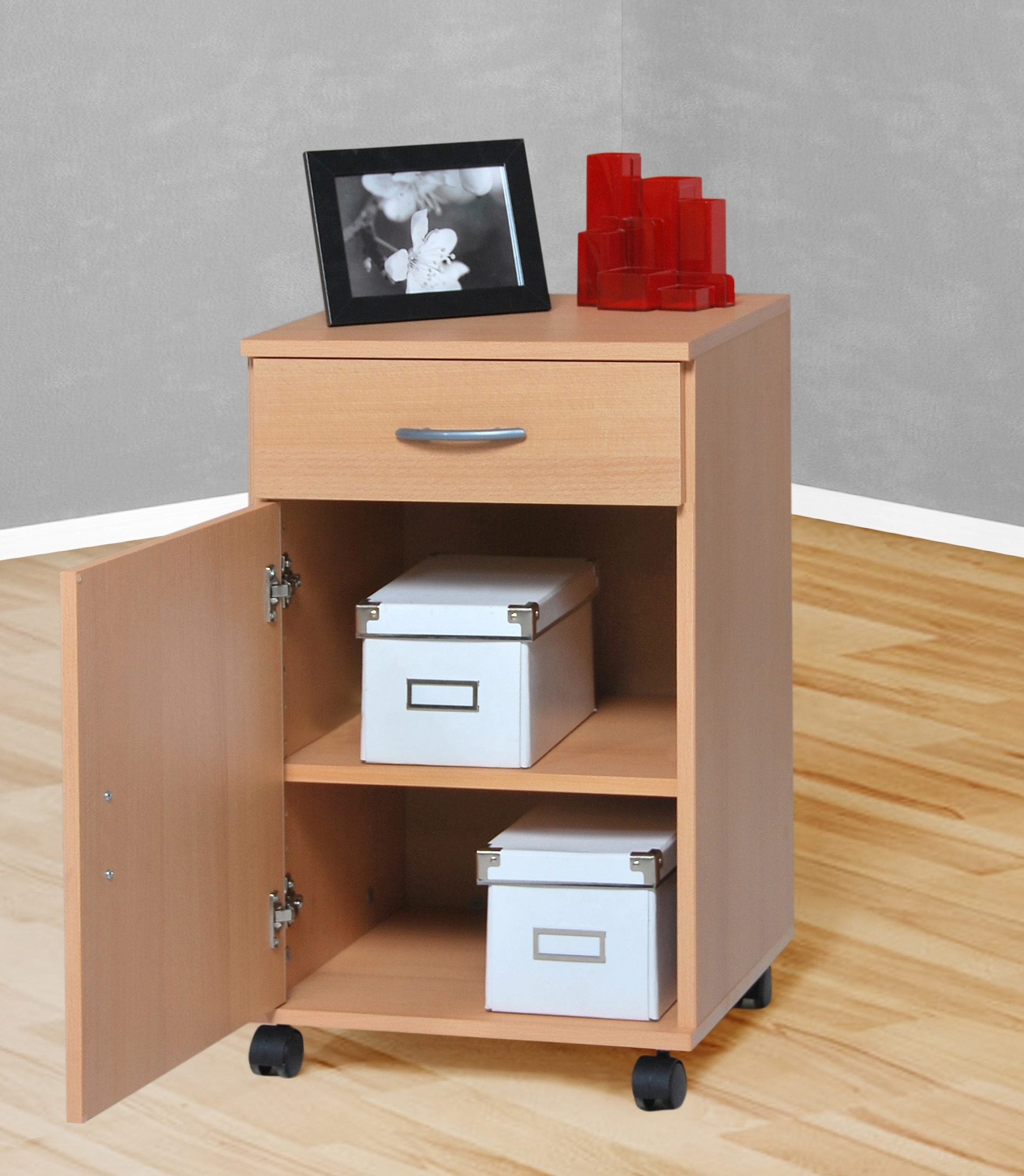 VOGL Möbelfabrik Rollcontainer »Barrie, Bürocontainer,«, (1 St.), verschiedene Ausführungen, mit Schubladen, Höhe 67 cm, Made in Germany