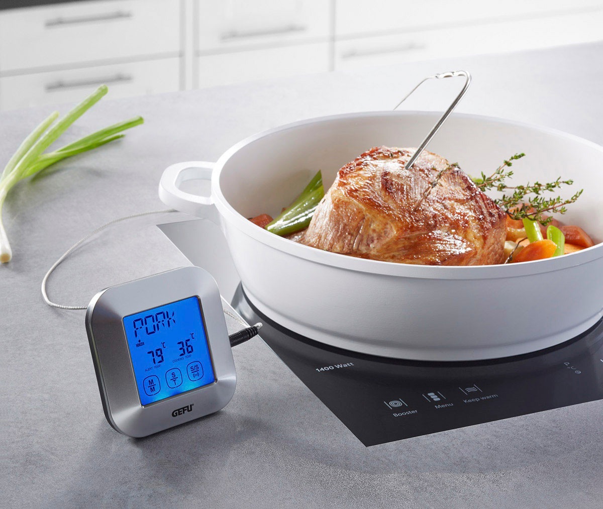 GEFU Bratenthermometer "PUNTO" digital, für Grill, Backofen und Herd günstig online kaufen