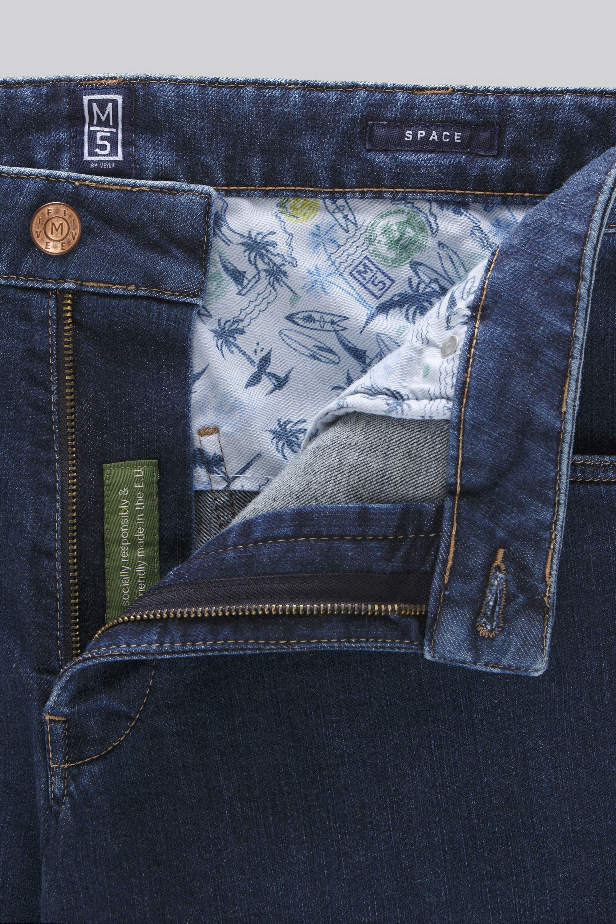 MEYER 5-Pocket-Jeans »STRETCH FIVE POCKET DENIM«