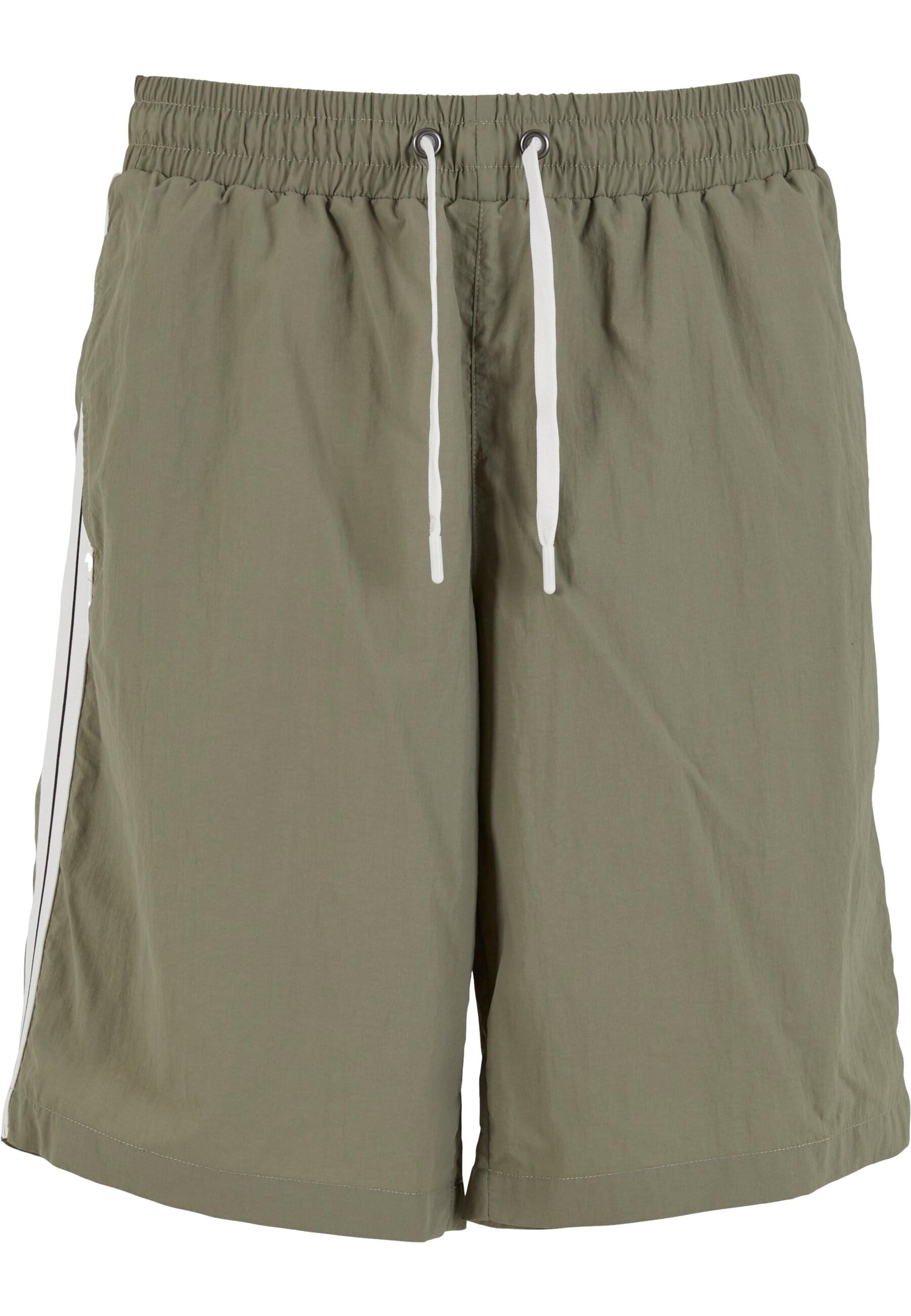 URBAN CLASSICS Badeshorts "Urban Classics Board Shorts With Patched Stripe" günstig online kaufen