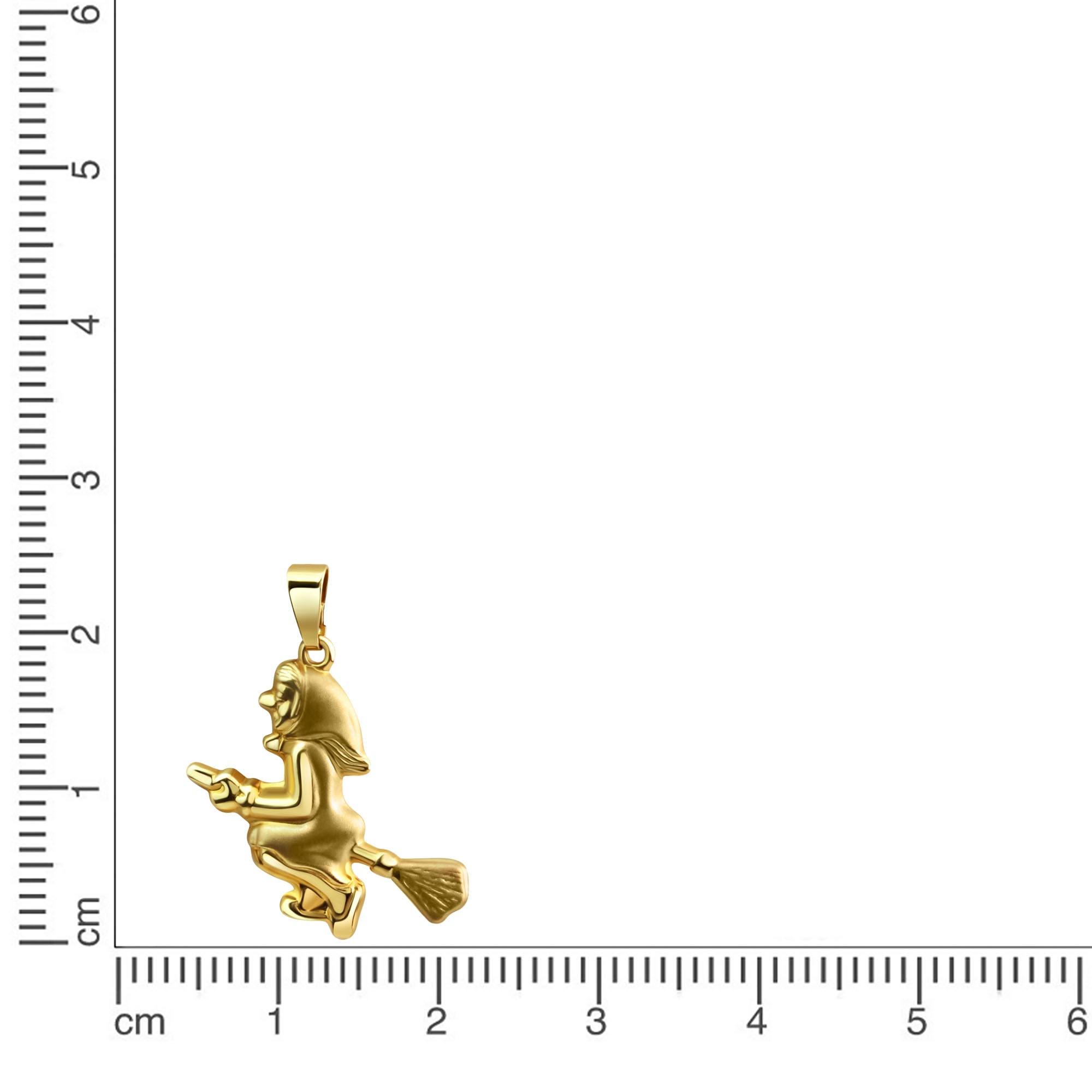 Firetti Kettenanhänger »Schmuck Geschenk Gold 375 Halsschmuck Anhänger Hexe«