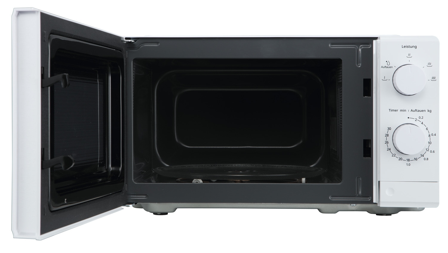 Hanseatic Mikrowelle »HM19«, Mikrowelle, 1020 W, Leistung 700 W, Auftaufunktion, 5 Leistungsstufen