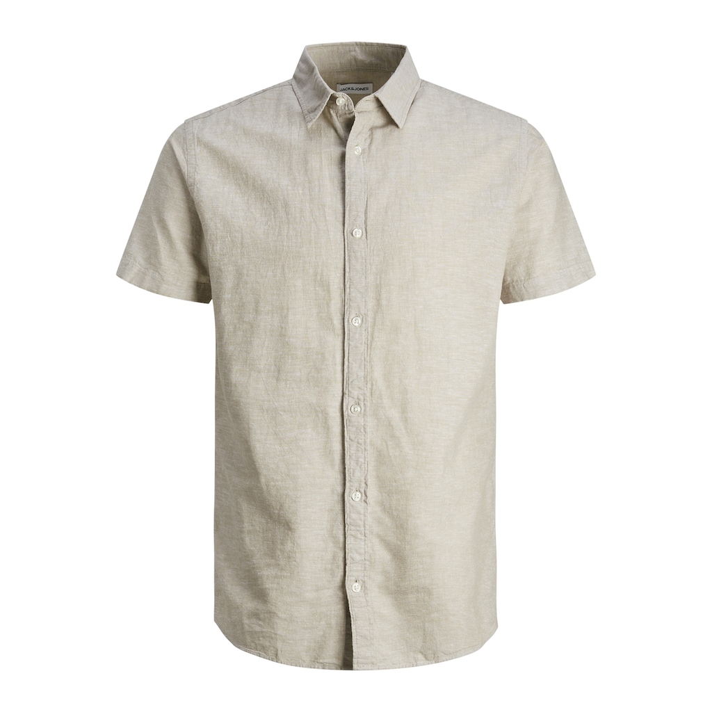 Jack & Jones Kurzarmhemd »JJELINEN BLEND SHIRT SS SN«