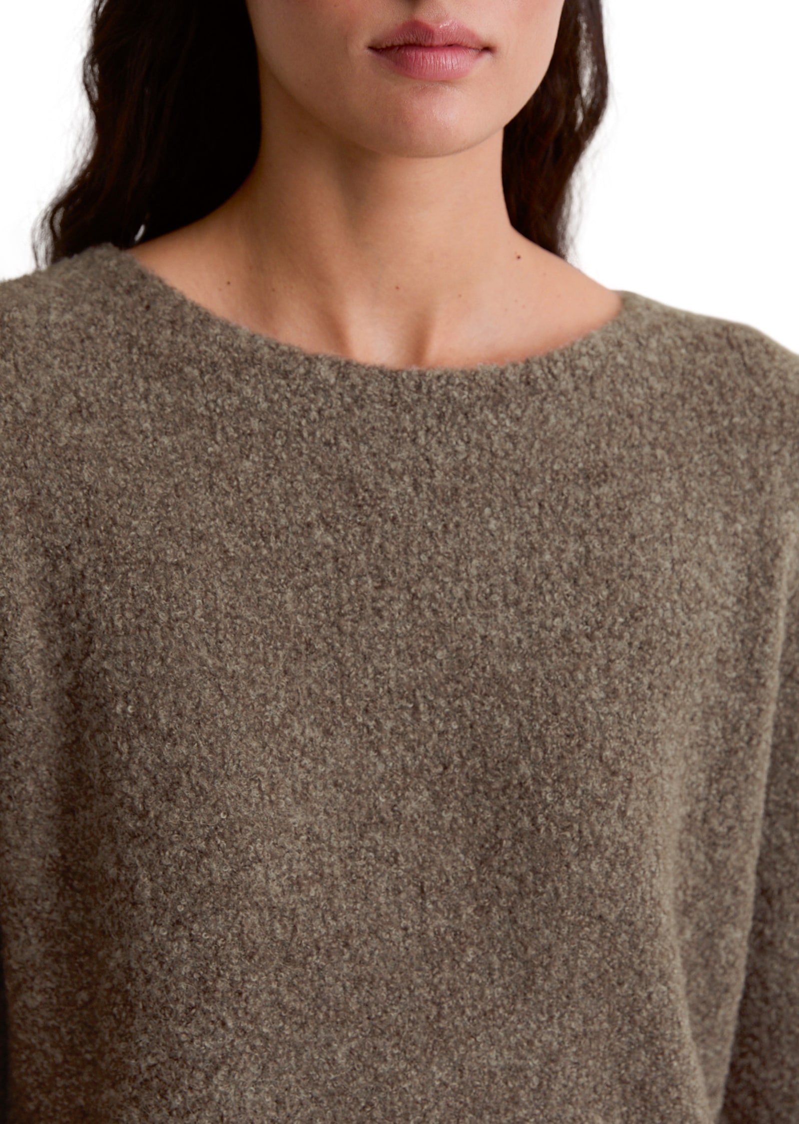 Marc O'Polo Rundhalspullover »aus Schurwolle-Alpakawolle-Mix«