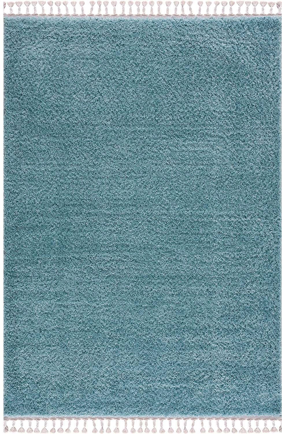 Carpet City Hochflor-Teppich »Pulpy 100«, rechteckig, 30 mm Höhe, Läufer, weich, mit Fransen, uni, viele Größen, Wohnzimmer, Schafzimmer