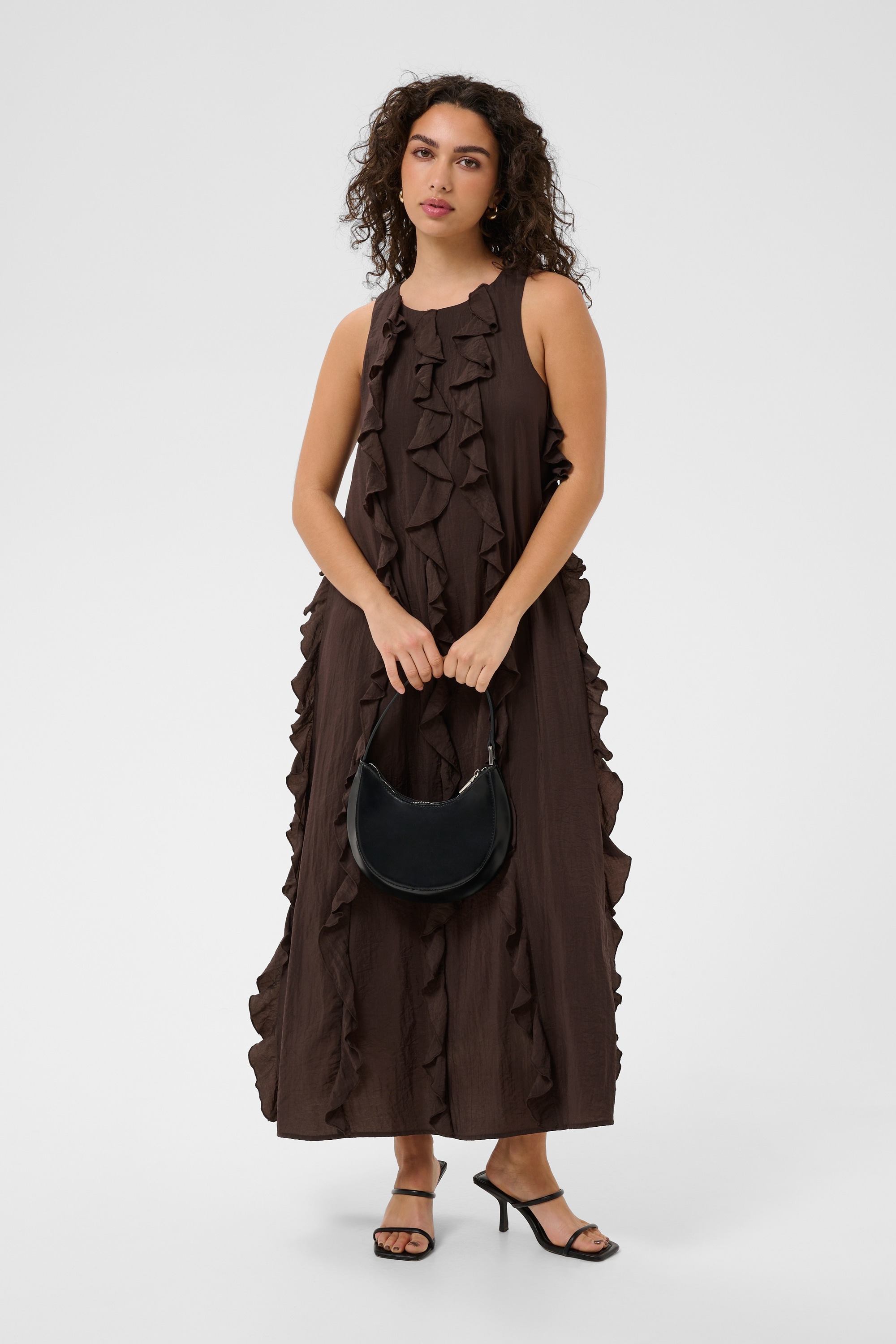 KAFFE Midikleid »Damen Kleid KAines«