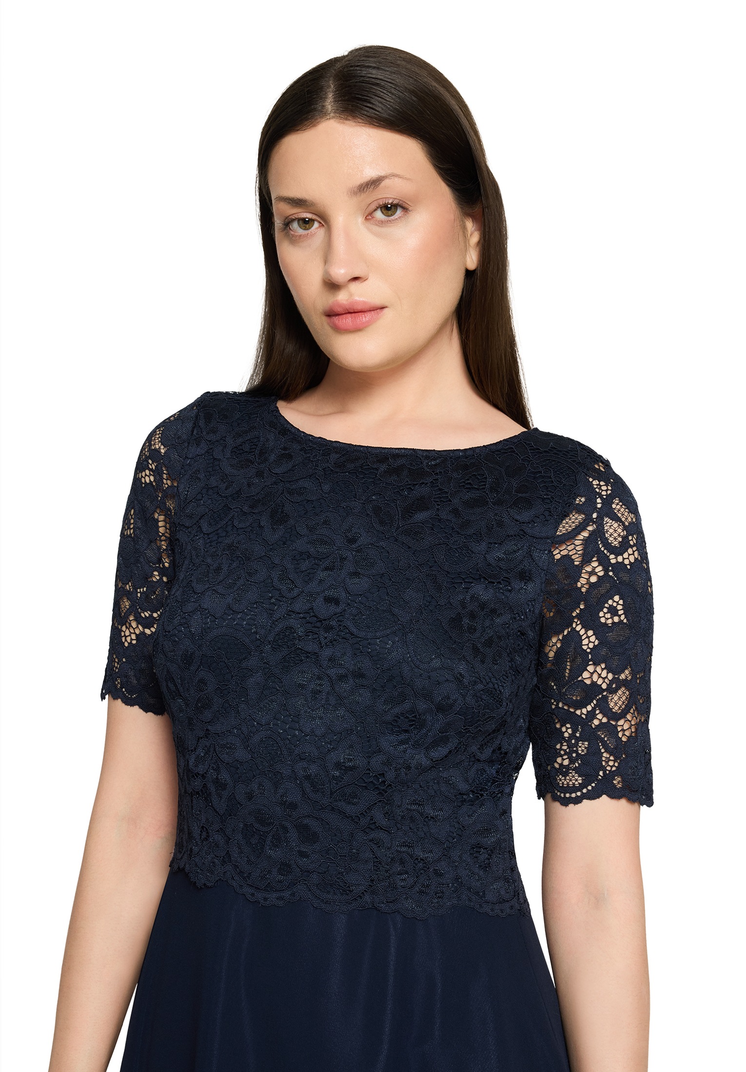 Vera Mont Cocktailkleid »Damen mit Spitze« Ohne Tasche Spitze