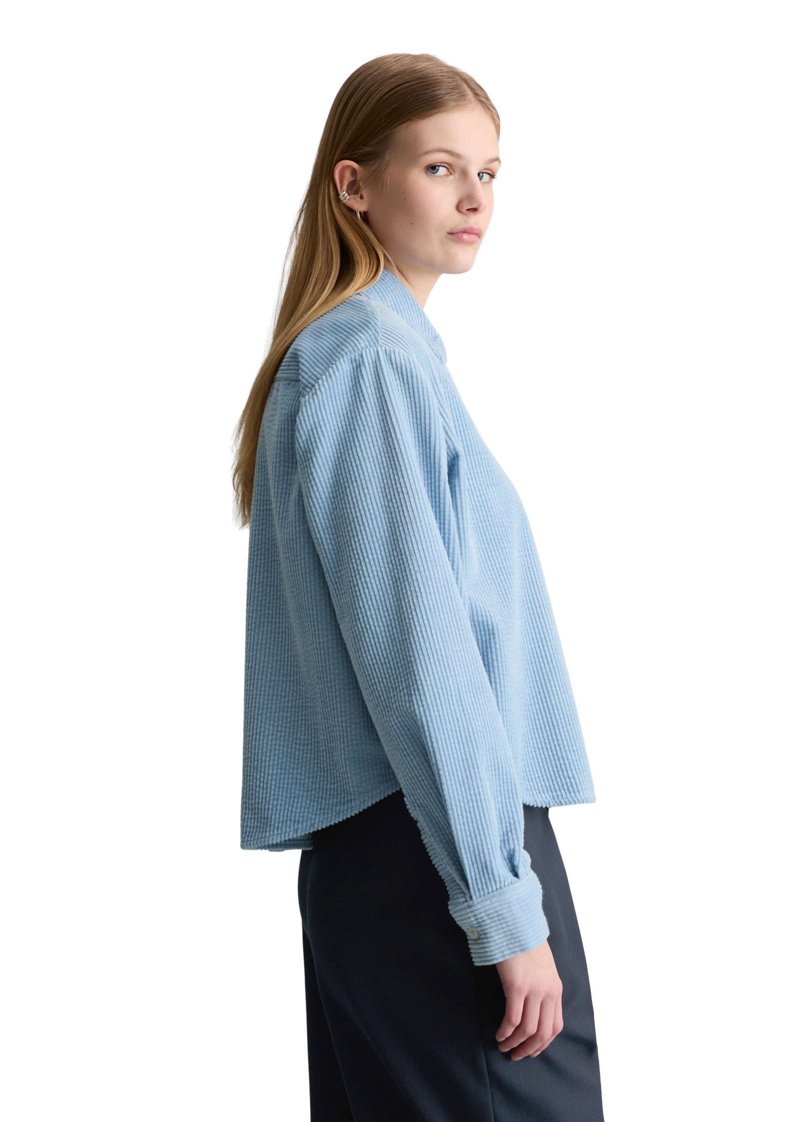 Marc OPolo DENIM Langarmbluse "mit lässiger Bubble-Struktur" günstig online kaufen