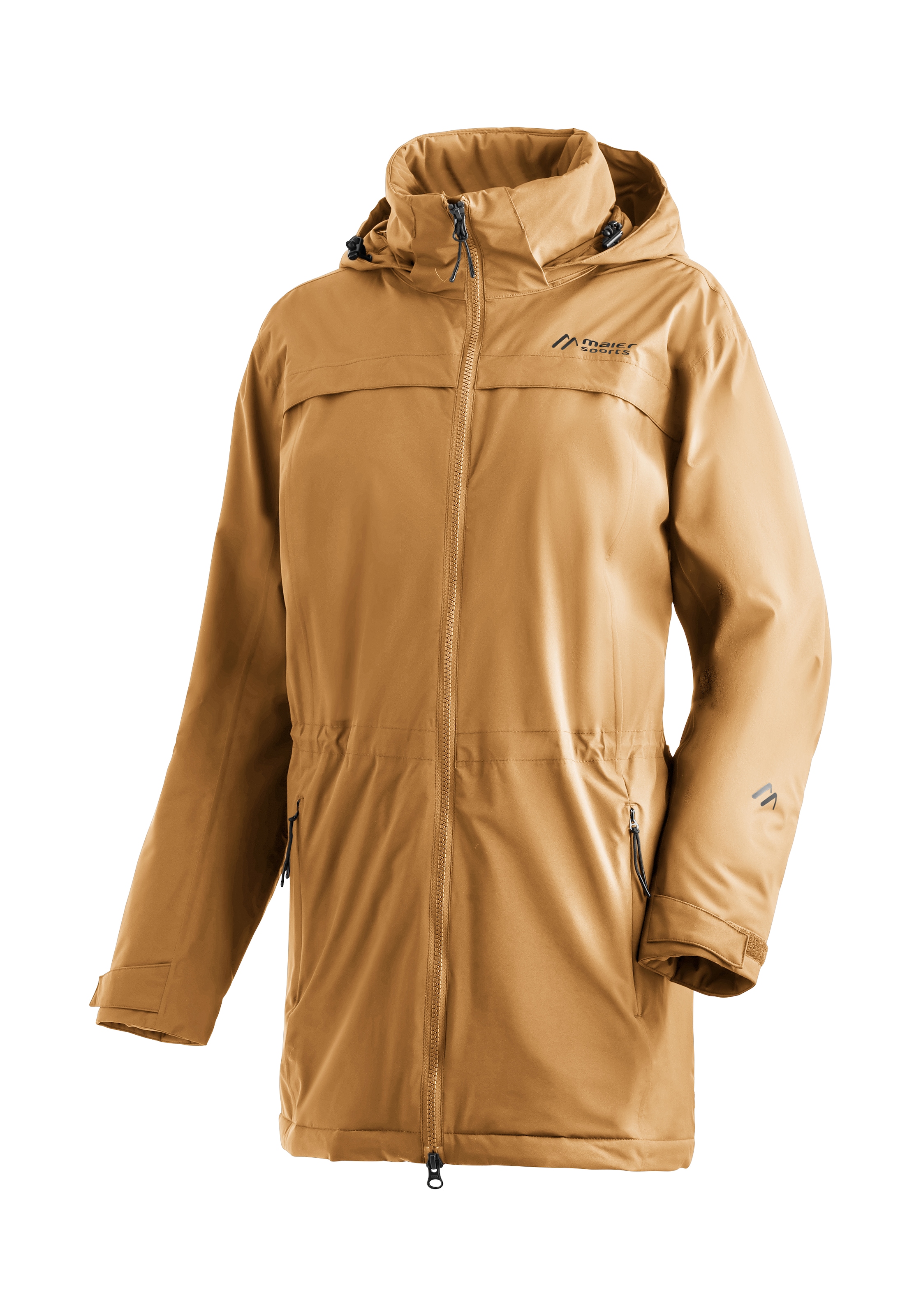 Maier Sports Funktionsmantel »Metor Coat W«, Damen Mantel, Outdoormantel wind/wasserdicht, 4 geräumige Taschen