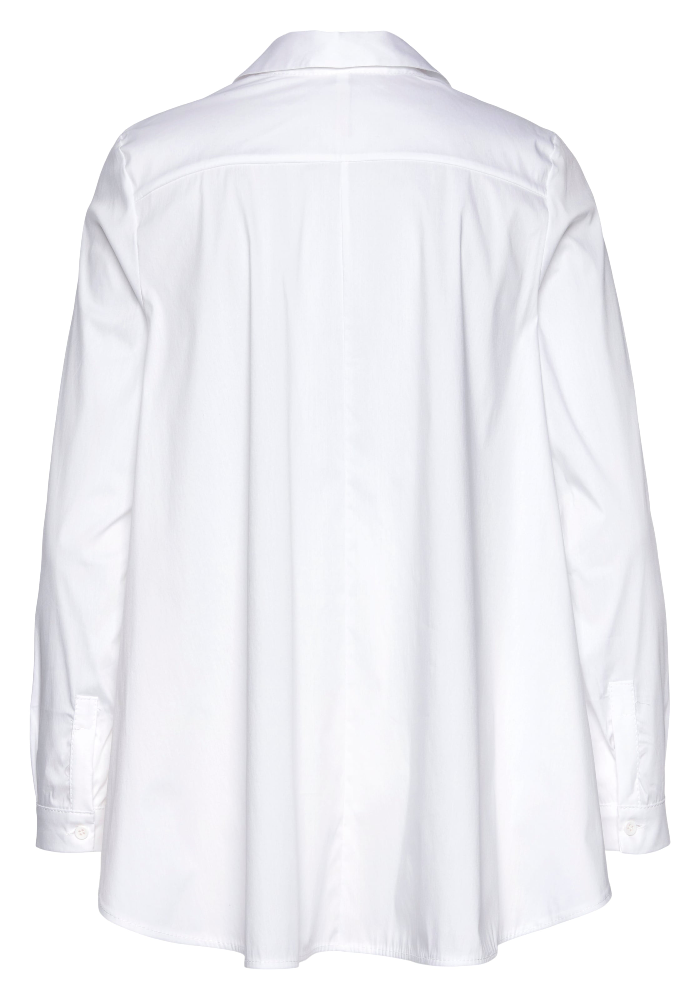 IMPERIAL Klassische Bluse »IMP-C ED4BBE«, glockenförmige Form mit Bogensaum