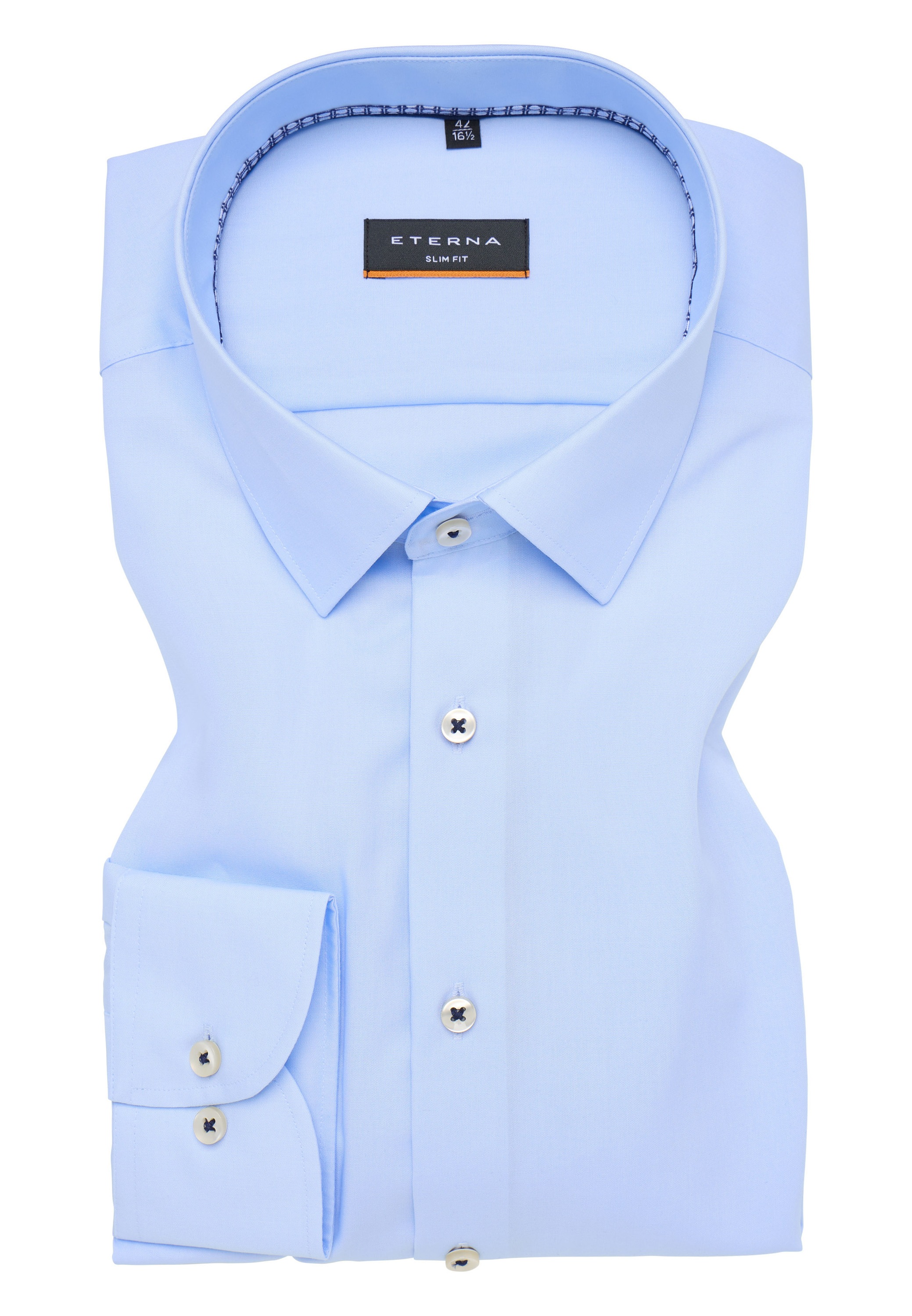 Eterna Langarmhemd »SLIM FIT«, NON IRON (bügelfrei)