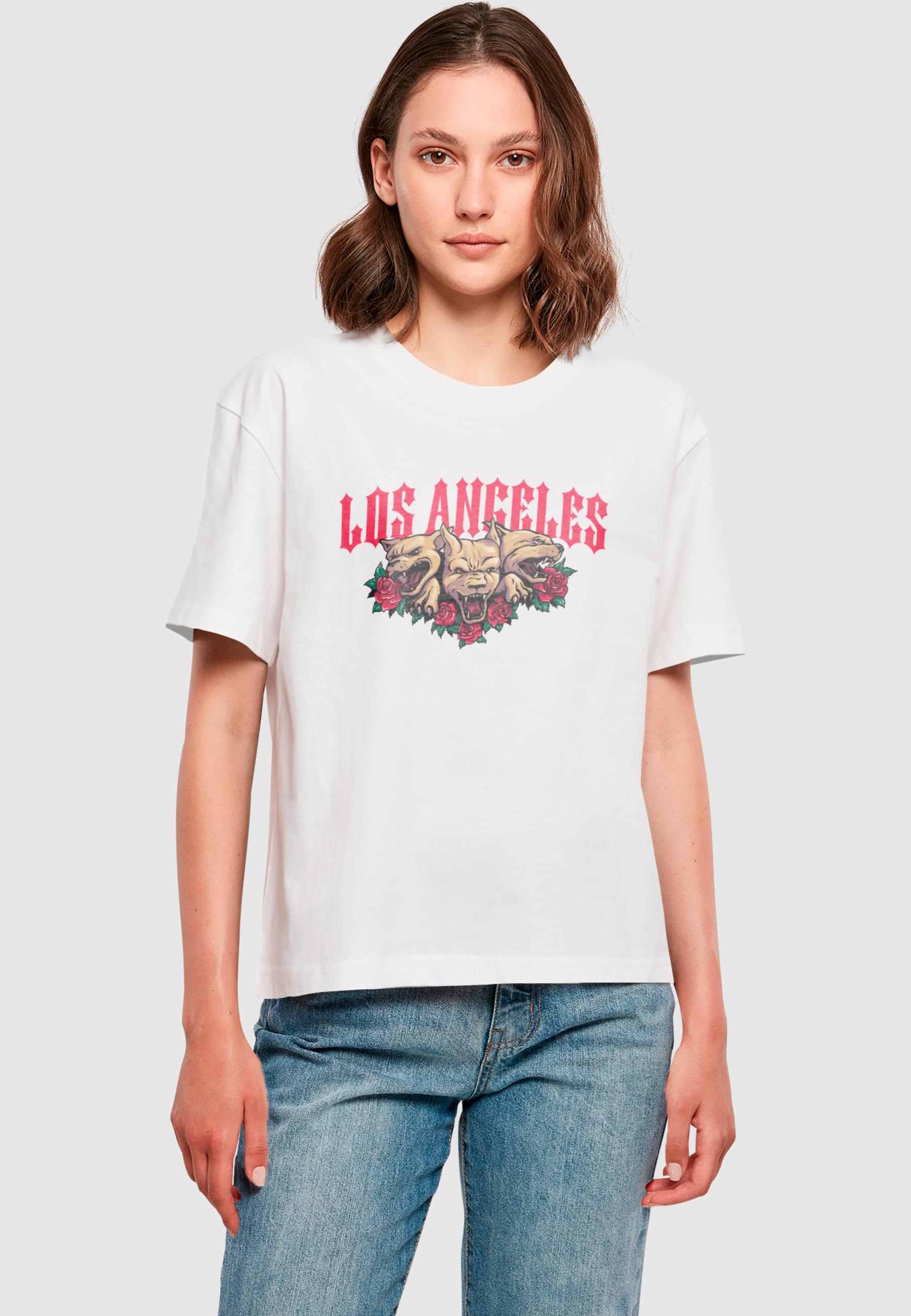 Miss Tee T-Shirt »Miss Tee Damen LA Dogs Tee«, (1 tlg.)