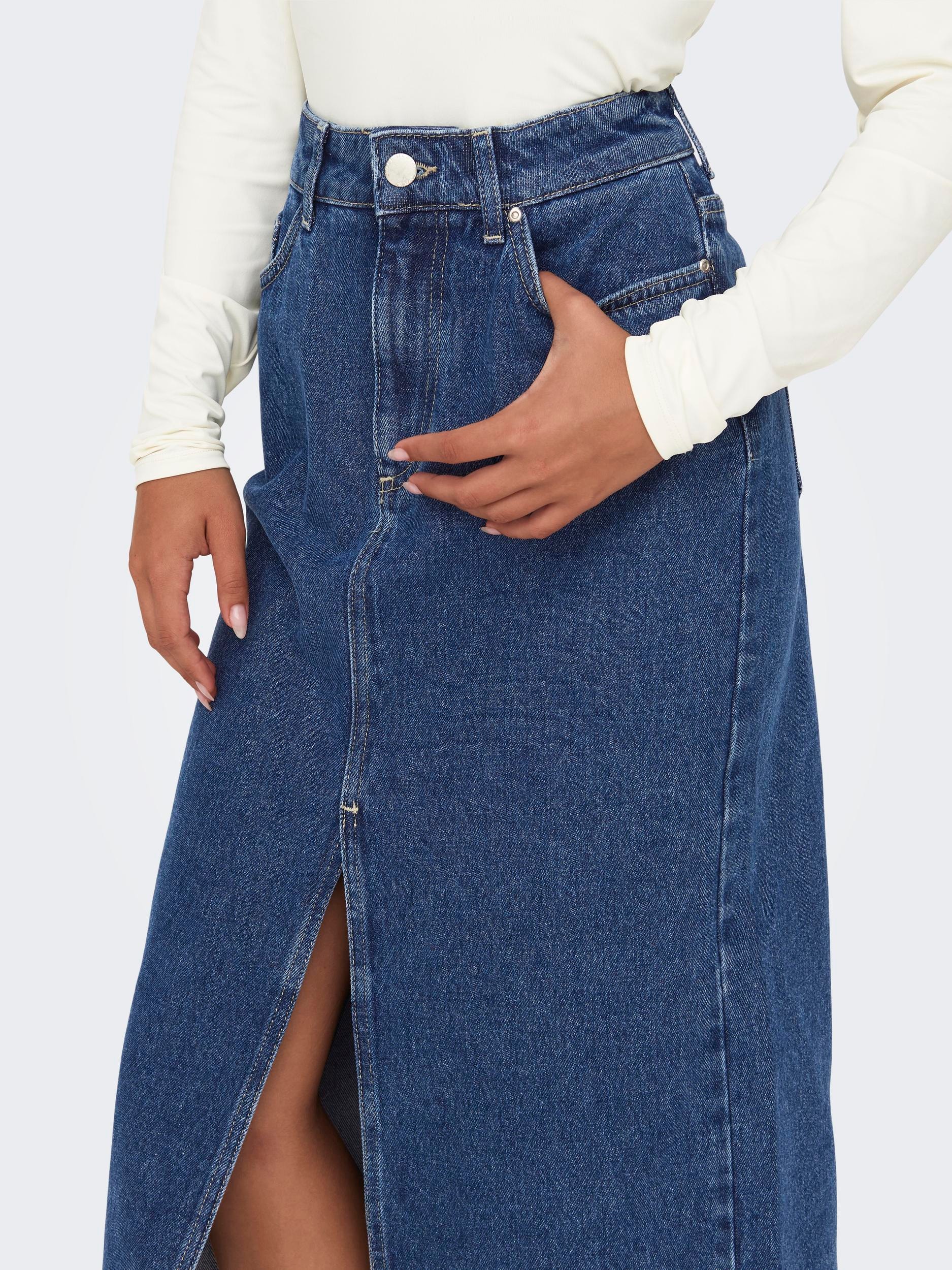 ONLY Jeansrock "ONLBIANCA MIDI SKIRT DNM REA NOOS" günstig online kaufen