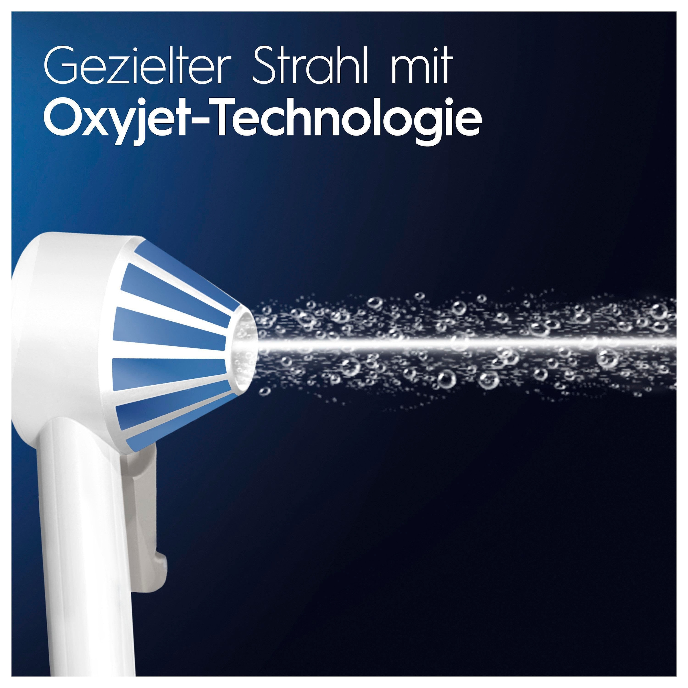 Oral-B Munddusche »AquaCare 4«, 2 St. Aufsätze, Kabellose mit Oxyjet-Technologie