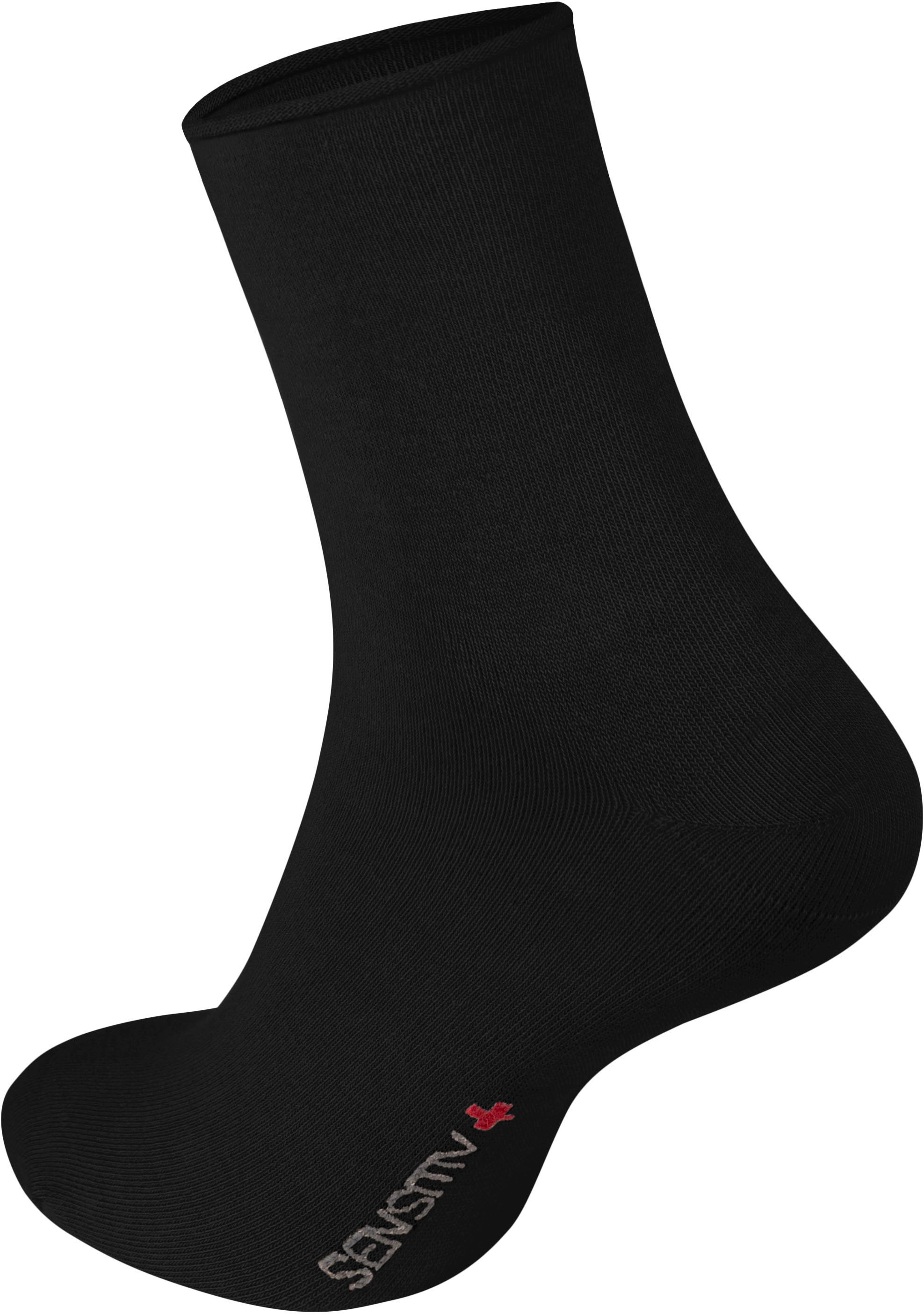 Fußgut Gesundheitssocken ""Sensitiv Elegant Socken" feine Strickung, druckf günstig online kaufen