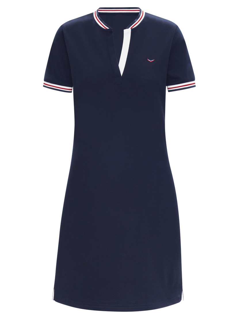 Trigema Jerseykleid "TRIGEMA Polokleid ohne Kragen", (1 tlg.) günstig online kaufen