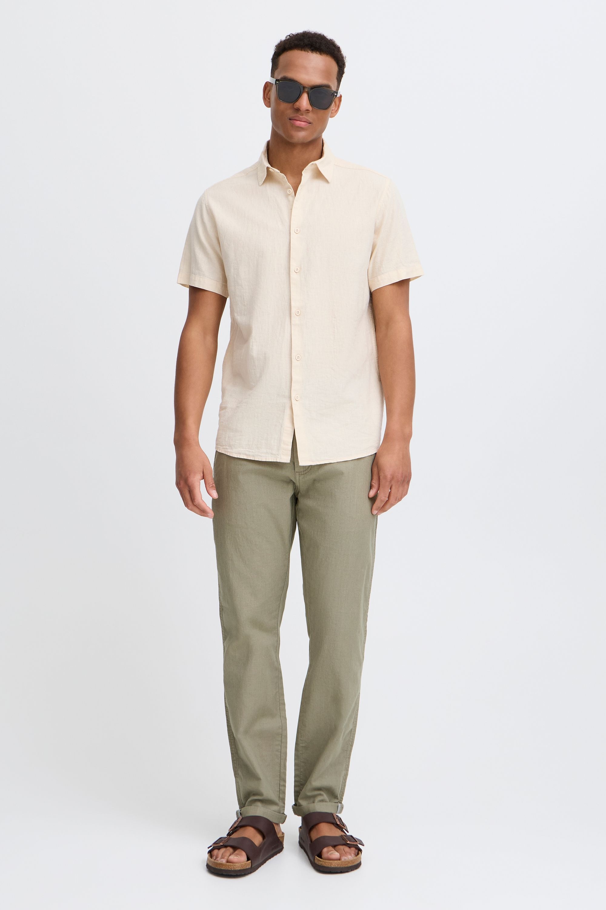 Solid Leinenhose "Leinenhose SDLoran" günstig online kaufen