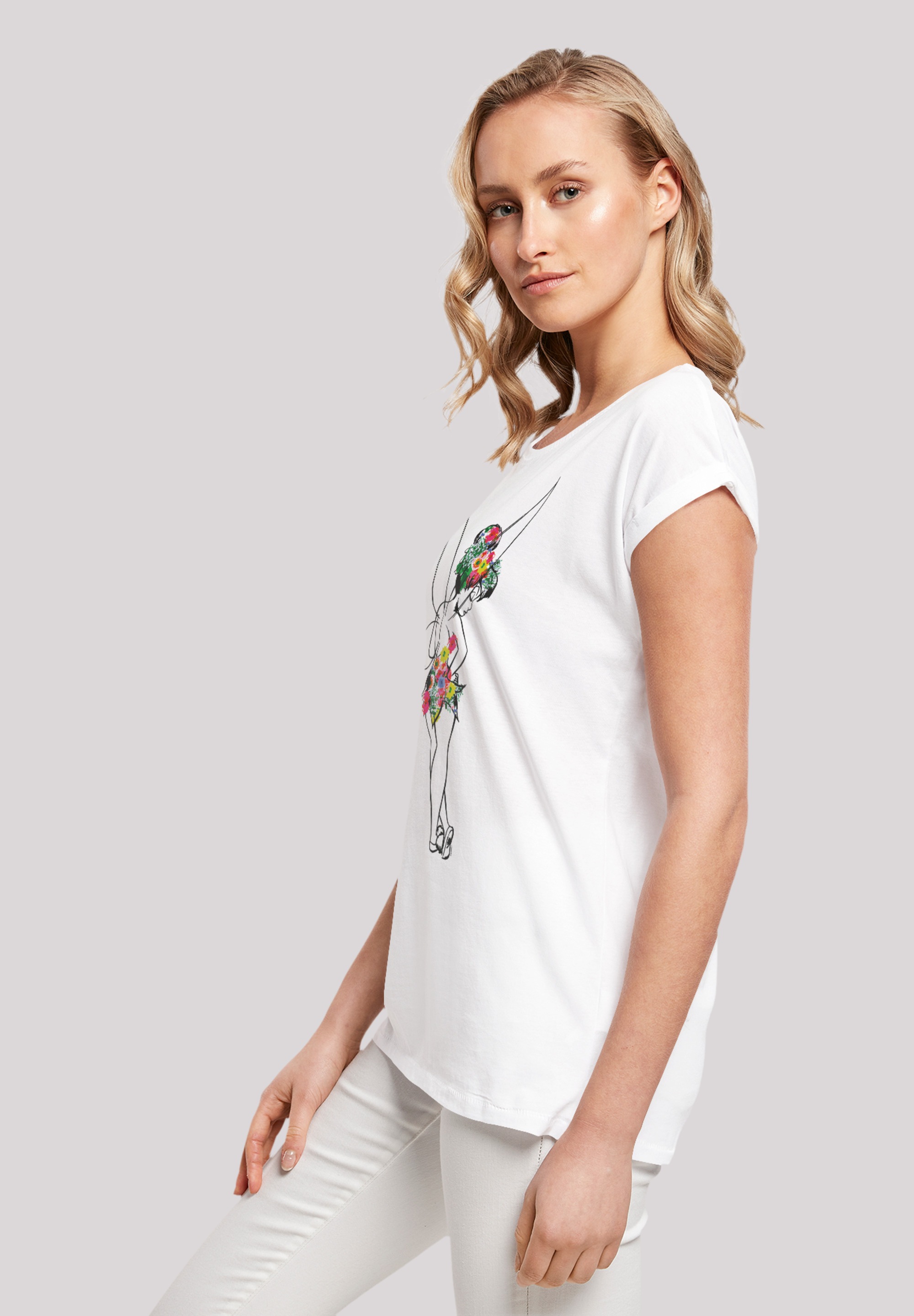 F4NT4STIC T-Shirt »Disney Peter Pan Flower Power«, Premium Qualität