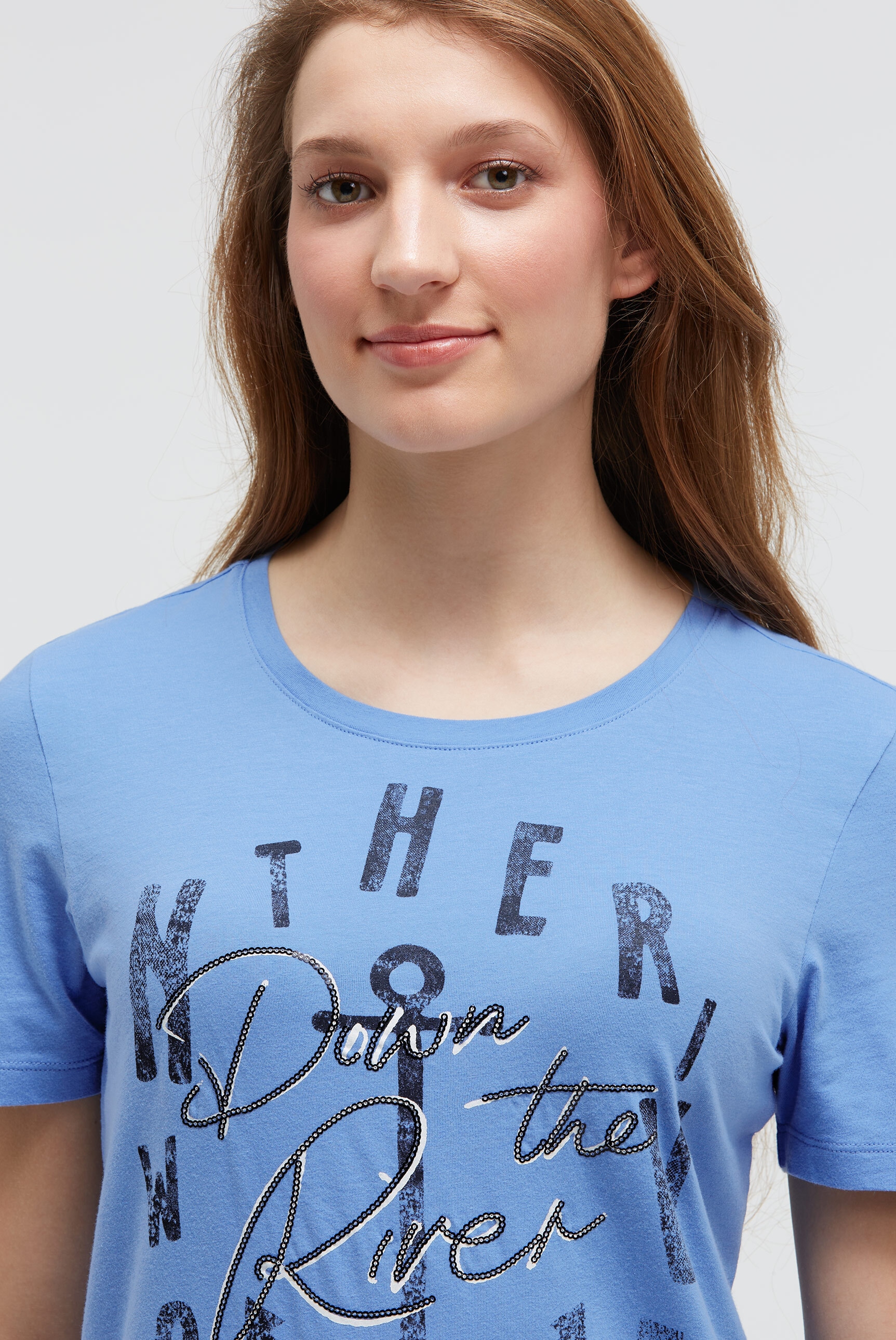 SOCCX Rundhalsshirt mit Baumwolle