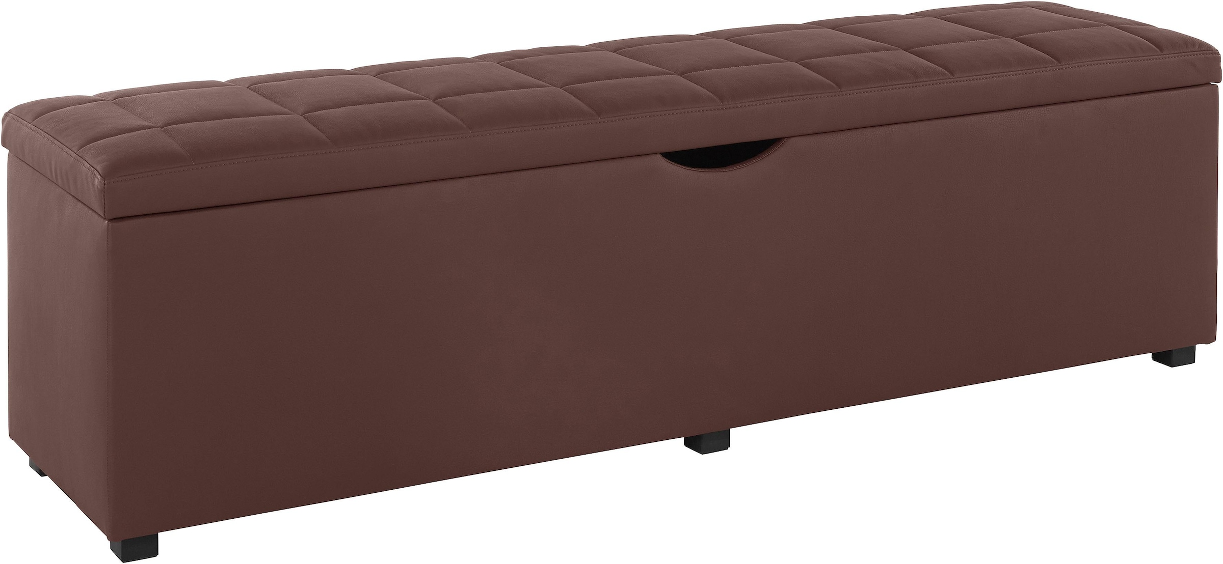 Places of Style Hockerbank »Checked«, mit Stauraum, Breite 120 cm und 160 cm, als Bettbank geeignet