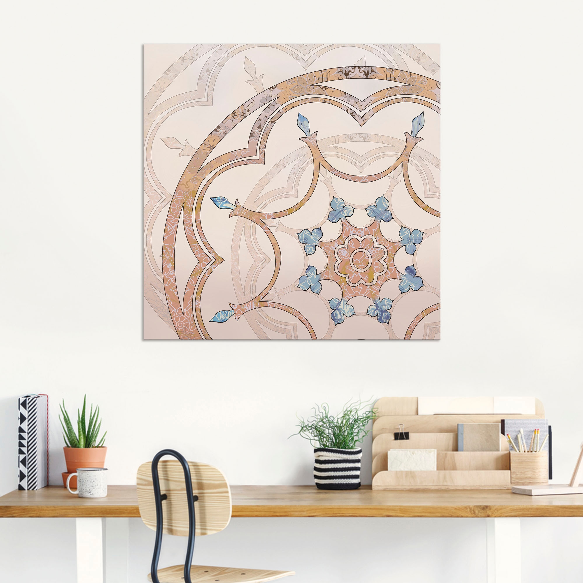 Artland Wandbild »Boho Mandala«, Muster, (1 St.), als Alubild, Outdoorbild, Leinwandbild, Poster in verschied. Größen