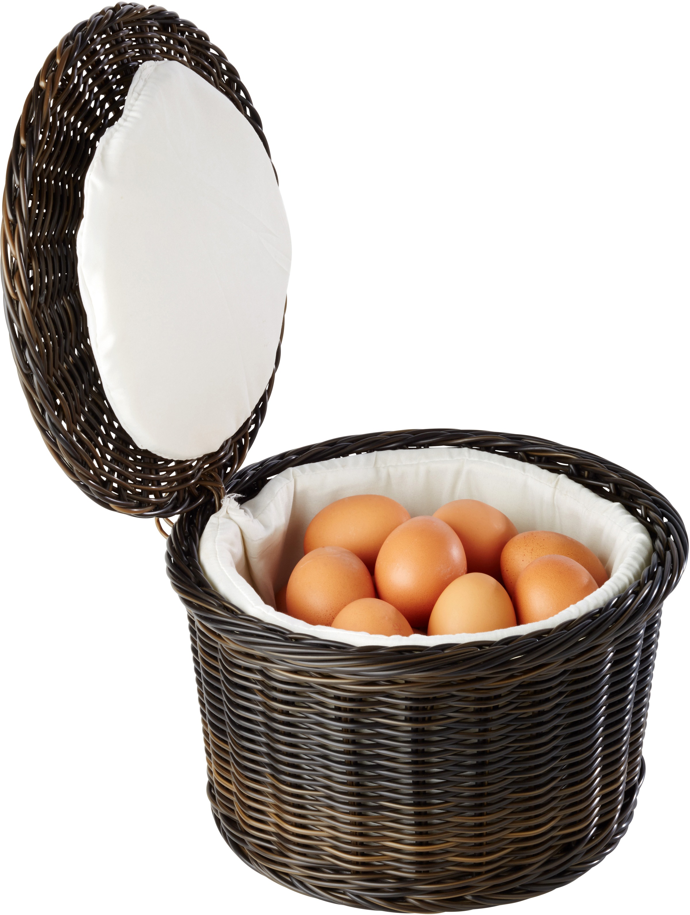 APS Eierkorb »PROFI LINE«, (1 tlg.), für ca. 20 Eier, Ø 26 cm, inkl. Stoff-Futter