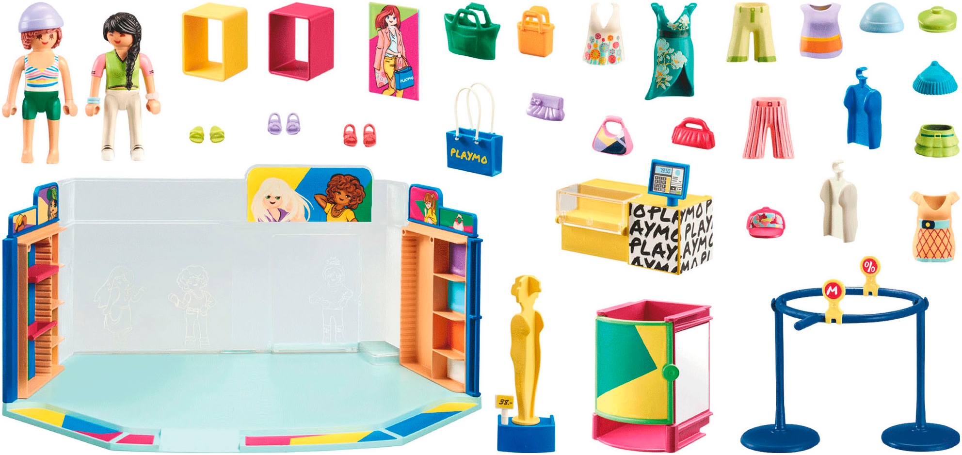 Playmobil® Konstruktions-Spielset »Fashion Store (71534), My Life«, (76 St.), Made in Europe