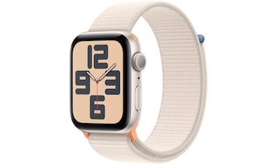 Smartwatch »Watch SE GPS 44 mm Aluminium One-Size«, (Watch OS 10 Sport Loop)