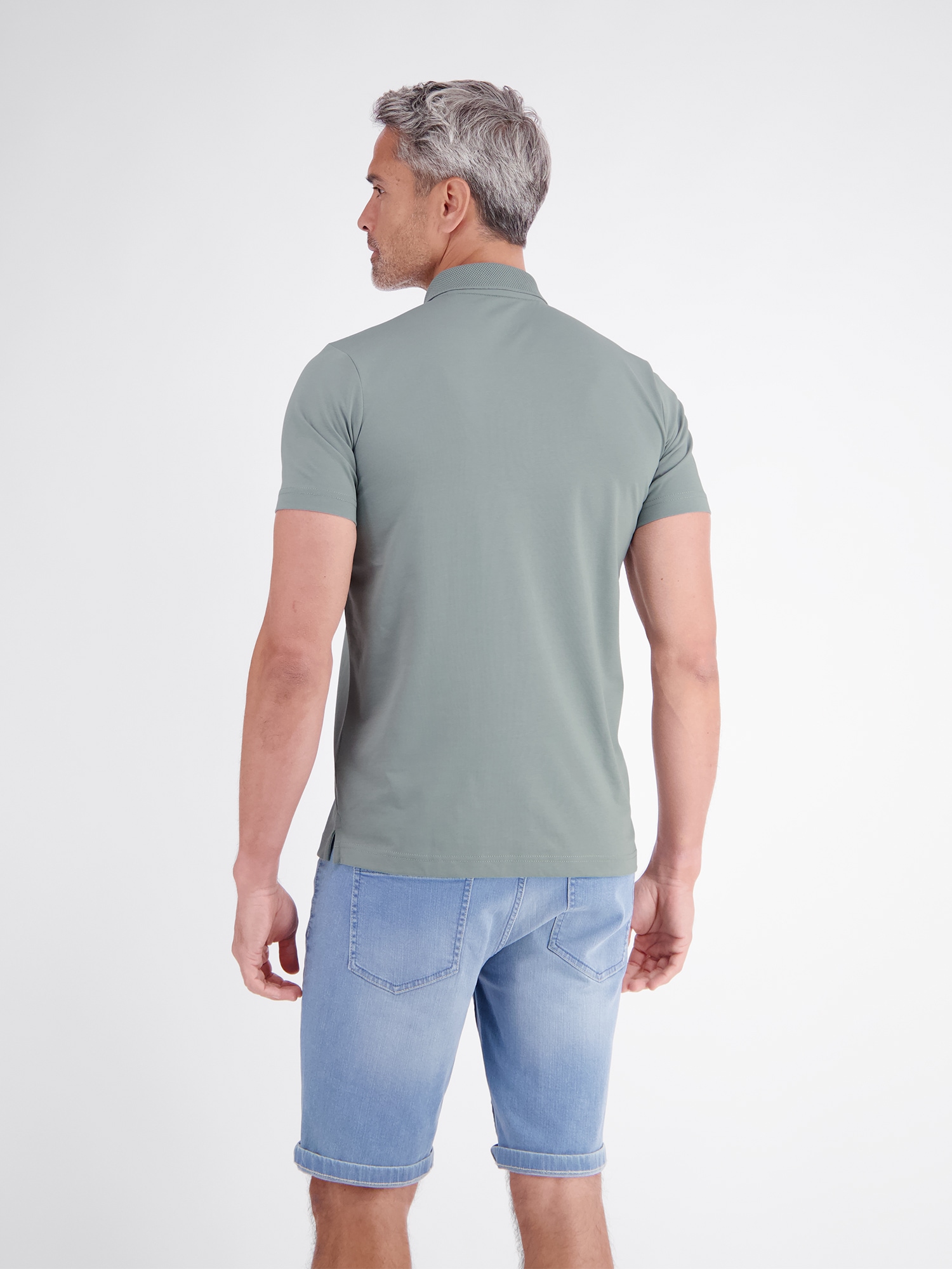 LERROS Poloshirt »Cool & Dry Poloshirt, unifarben mit Flachstrickkragen«