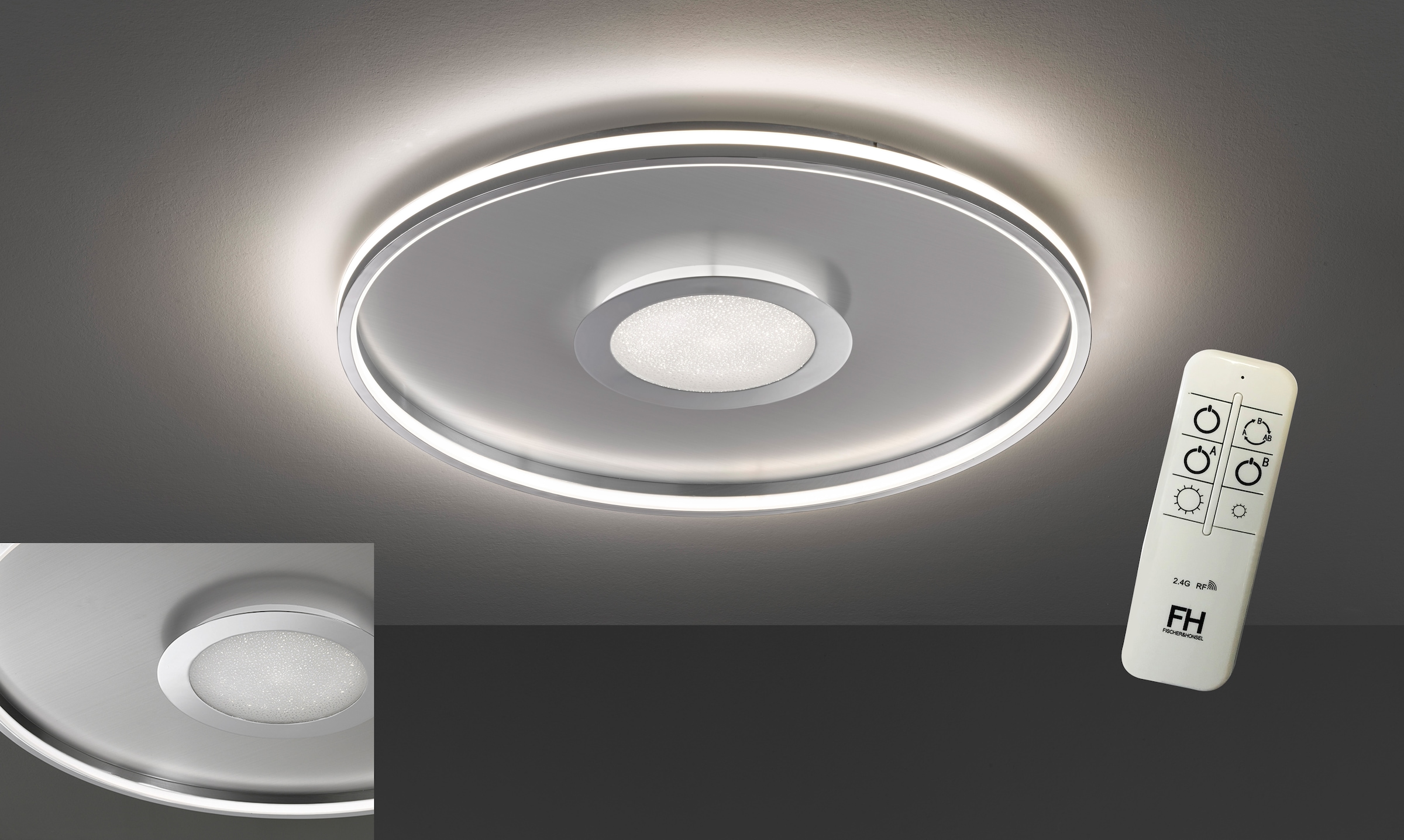 FISCHER & HONSEL LED Deckenleuchte »Bug«, 1 flammig, Leuchtmittel LED-Modul | LED fest integriert