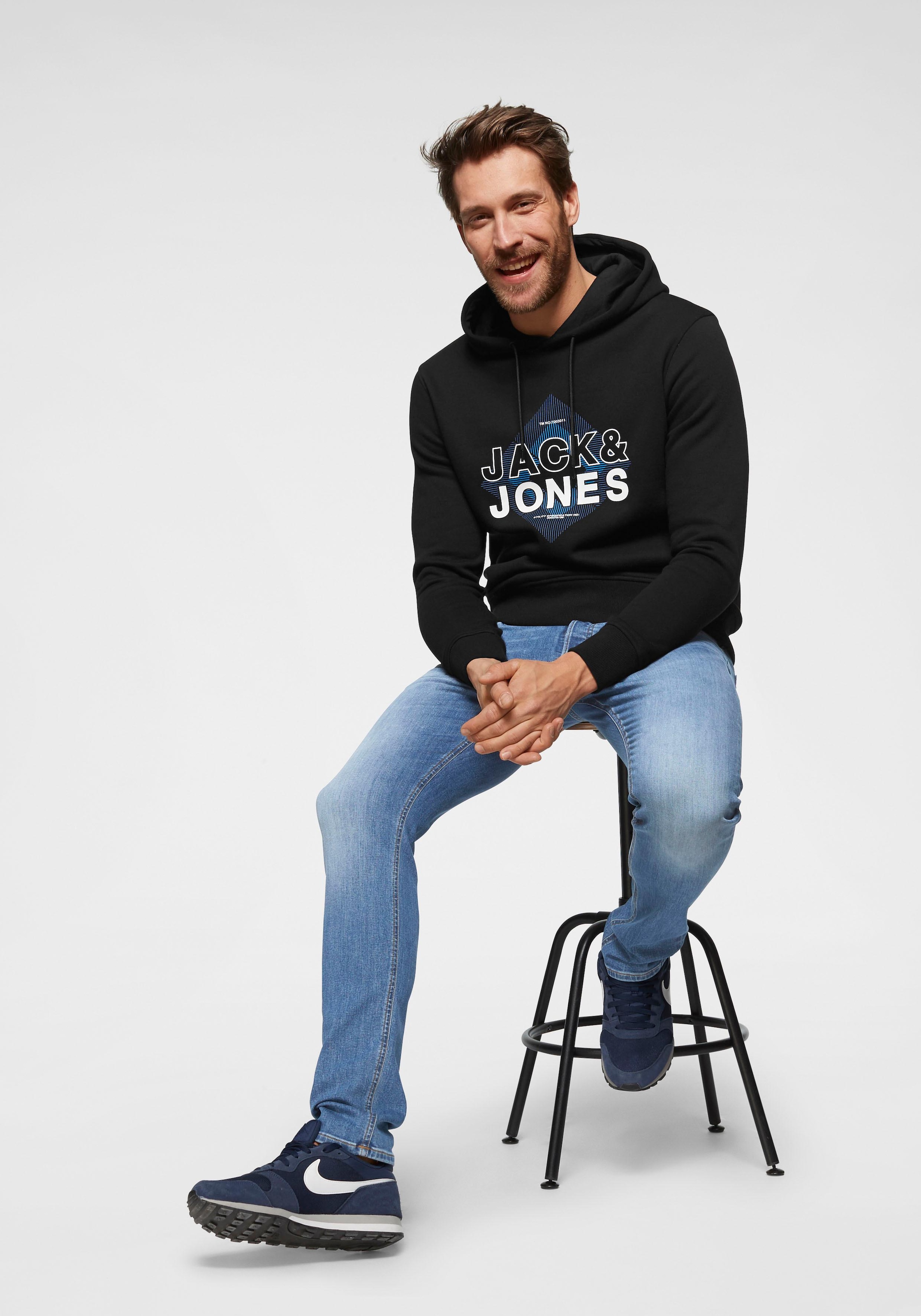 Jack & Jones Kapuzensweatshirt, mit Logodruck