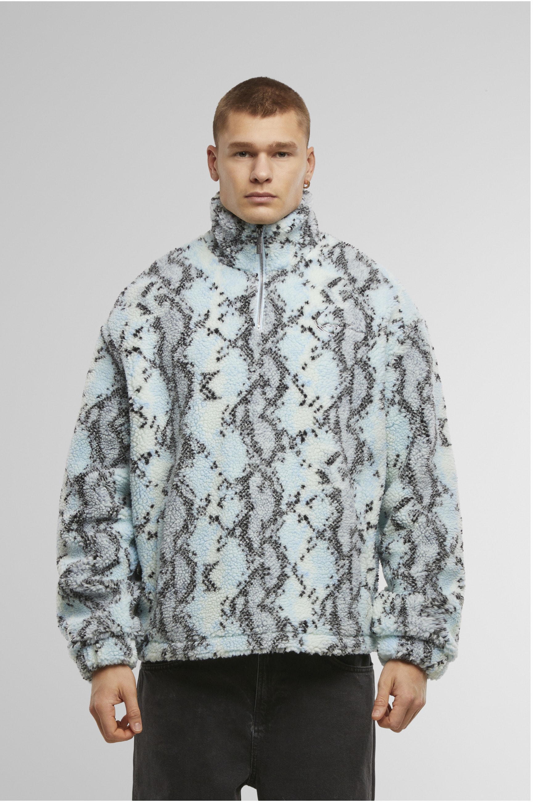 Karl Kani Winterjacke »Karl Kani Metal Signature Snake Teddy Troyer« 1 Stk. tlg. ohne Kapuze