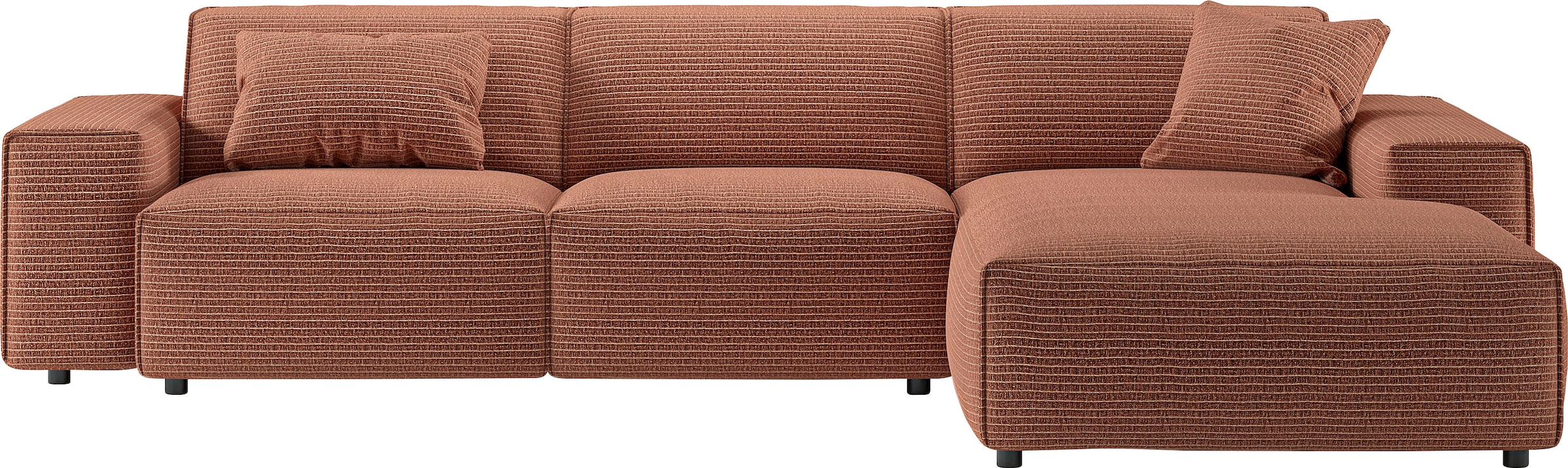 andas Ecksofa »Glimminge auch in Breitcord, Feincord, Bouclé + Easy care-Bezug«, L-Form, Breite 294, Zierkissen