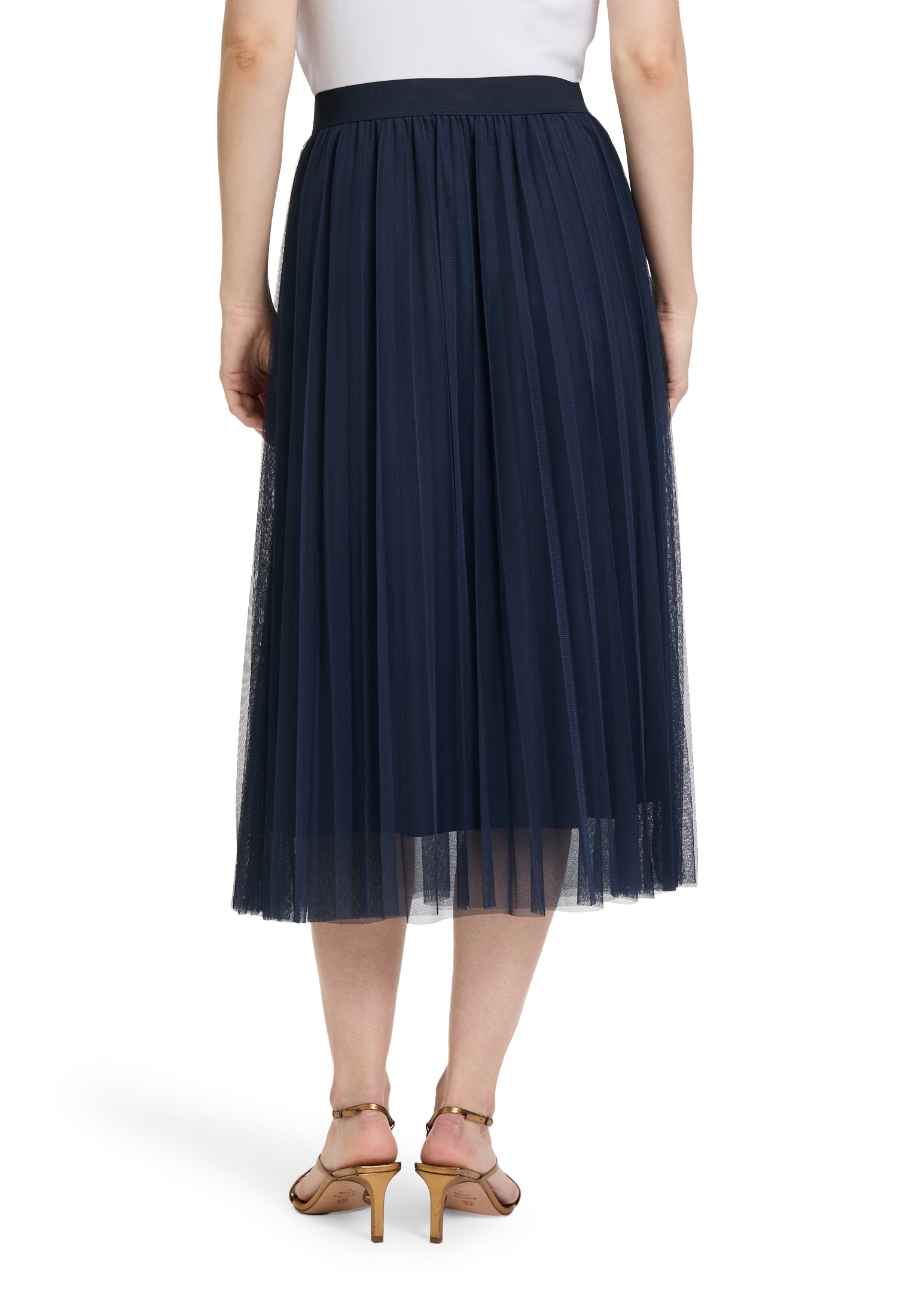Betty&Co Midirock »Betty & Co Midirock mit Plissee«, Plissee