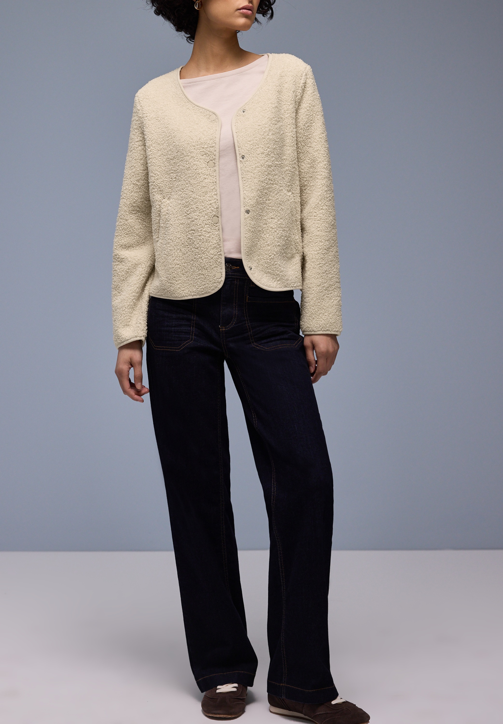 STREET ONE Cardigan mit V-Ausschnitt günstig online kaufen